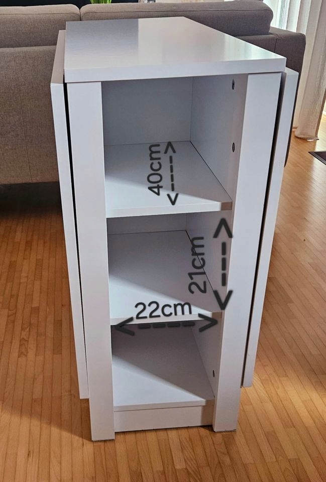 Składany stół do jadalni Living Style 152 x 74 x 80 biały Kolekcja składany