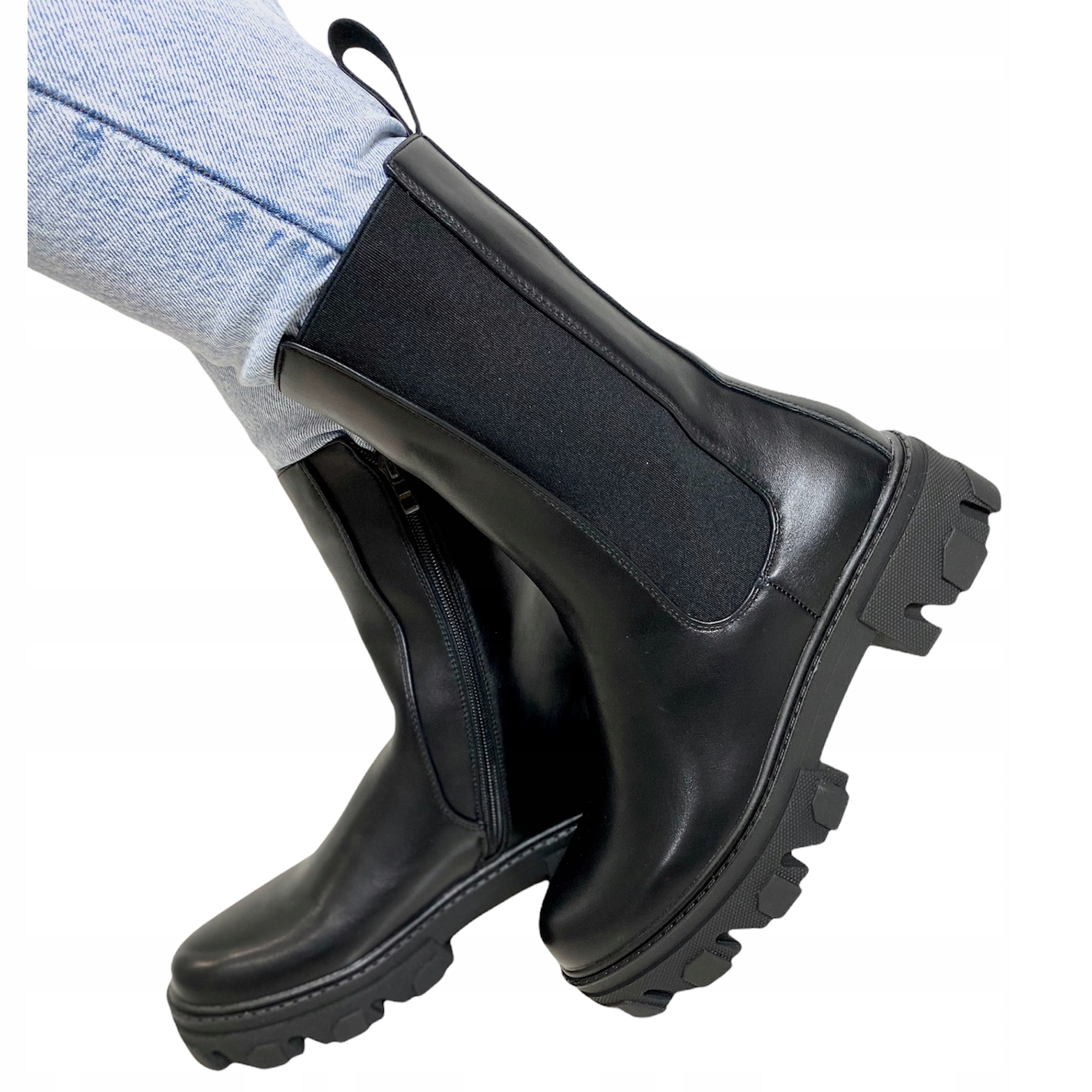 BOTKI TRAPERY ROSS SNEAKERSY 39 czarne workery Marka inna