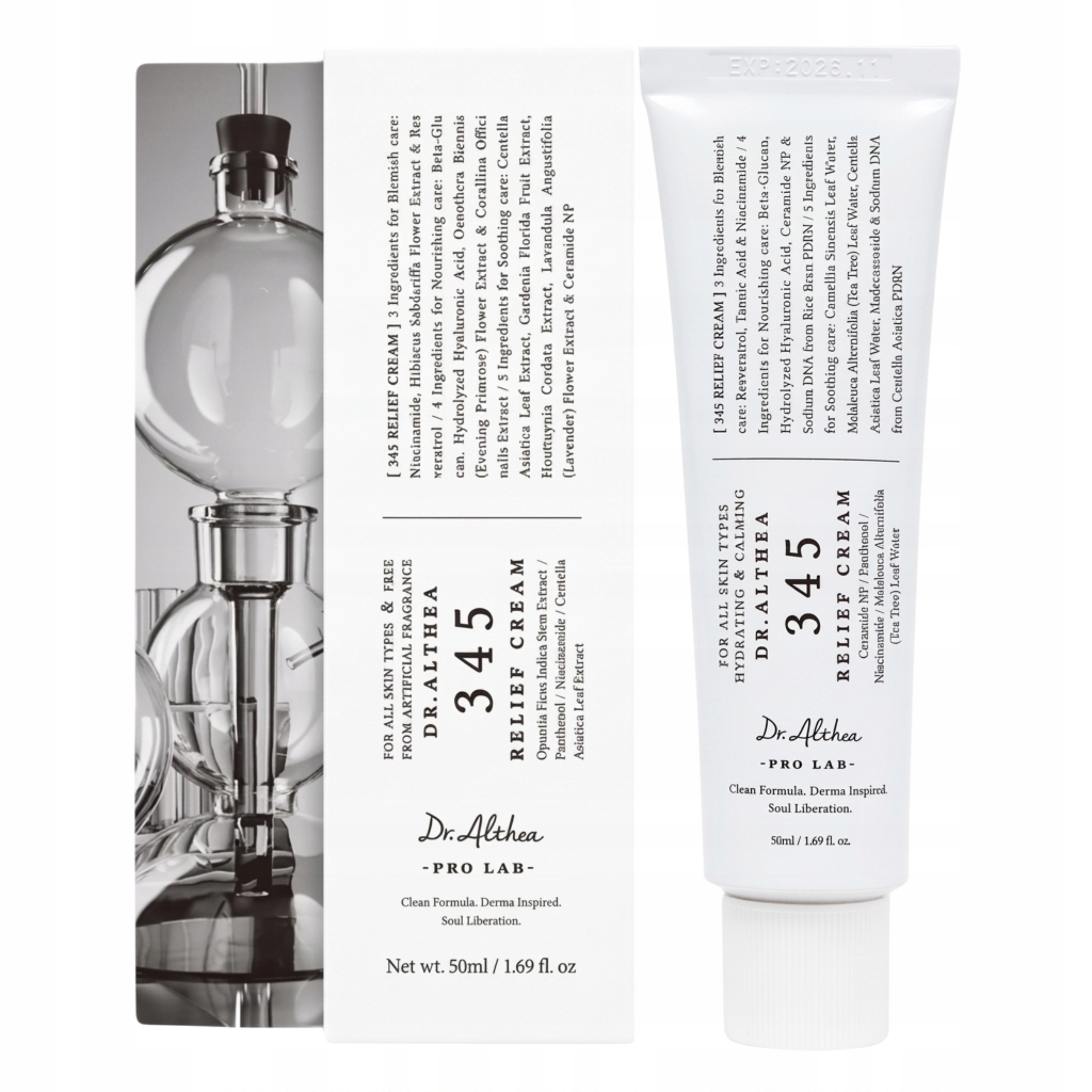 Pleťový krém redukuje vrásky a akné Dr.Althea 345 Relief Cream 50 ml