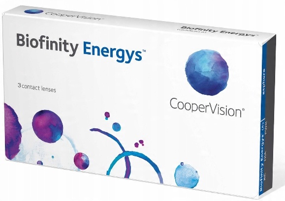 

Soczewki miesięczne Biofinity Energys 3 szt. -5.25