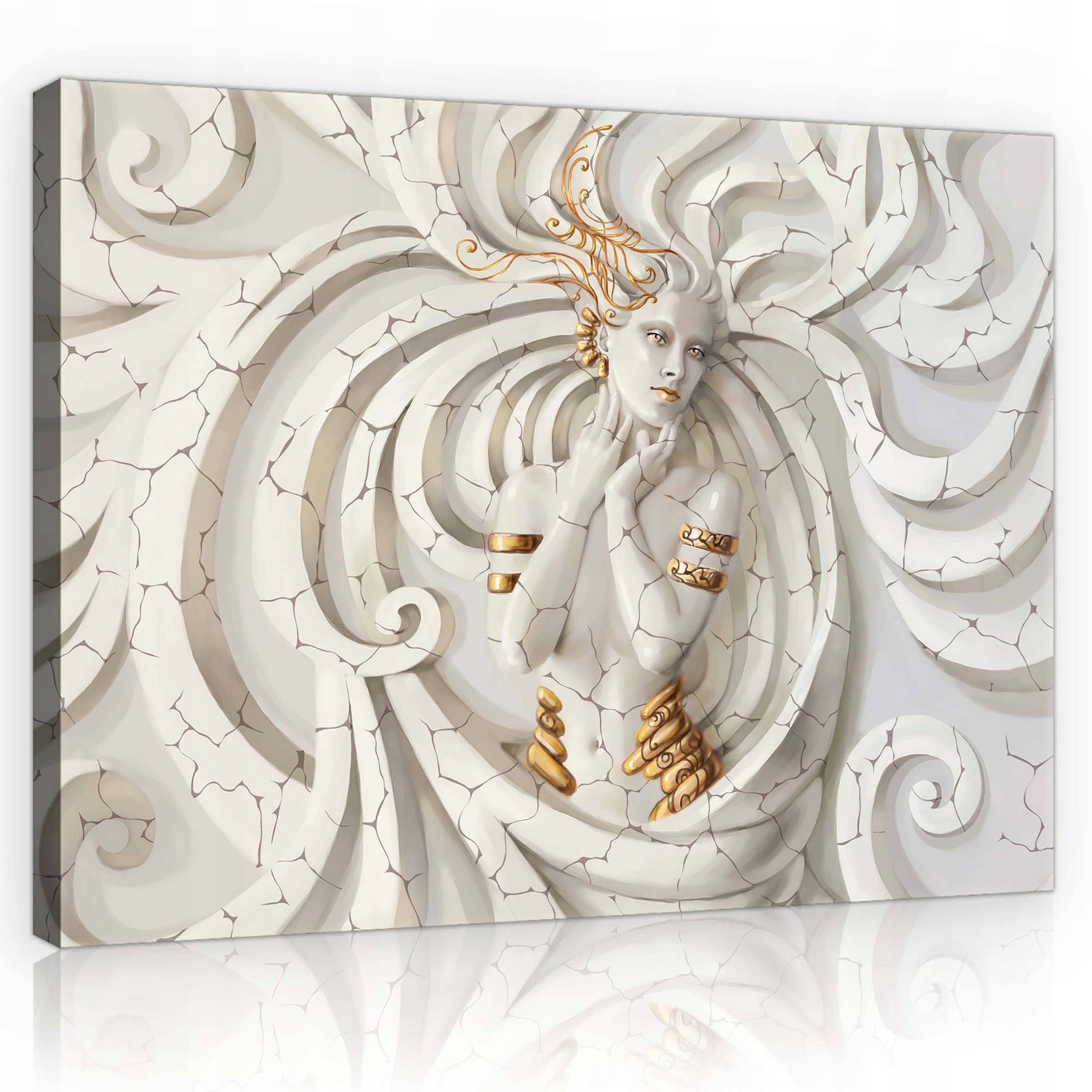 Obraz 80x60 Medúza Zlatý kámen Styl a mytologie pro moderní interiér