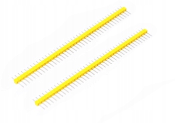

Listwa kołkowa gold pin PLS40 1X40 pin żółta