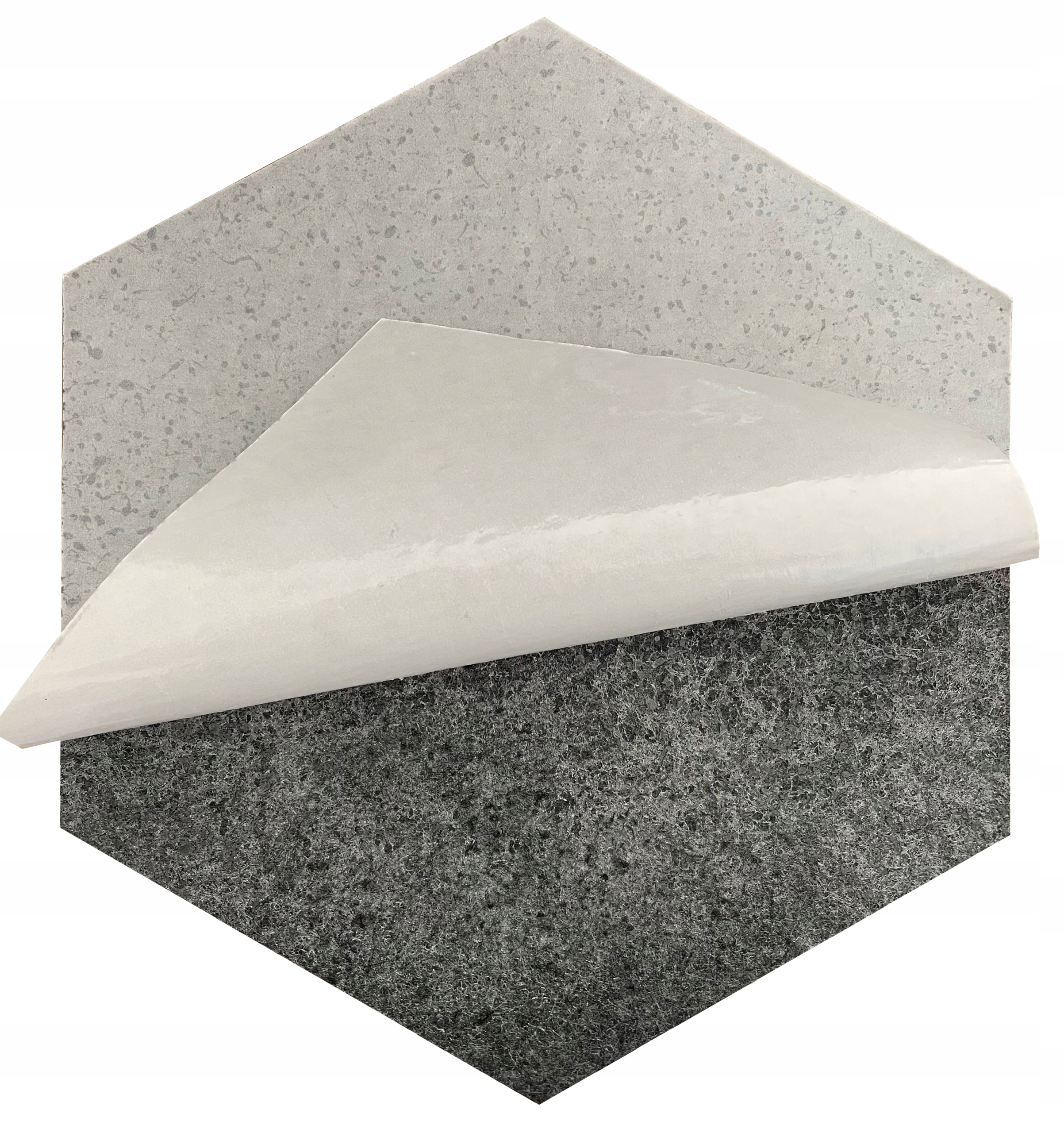 Panele ścienne hexagon wygłuszające, kolory. Grubość 9 mm