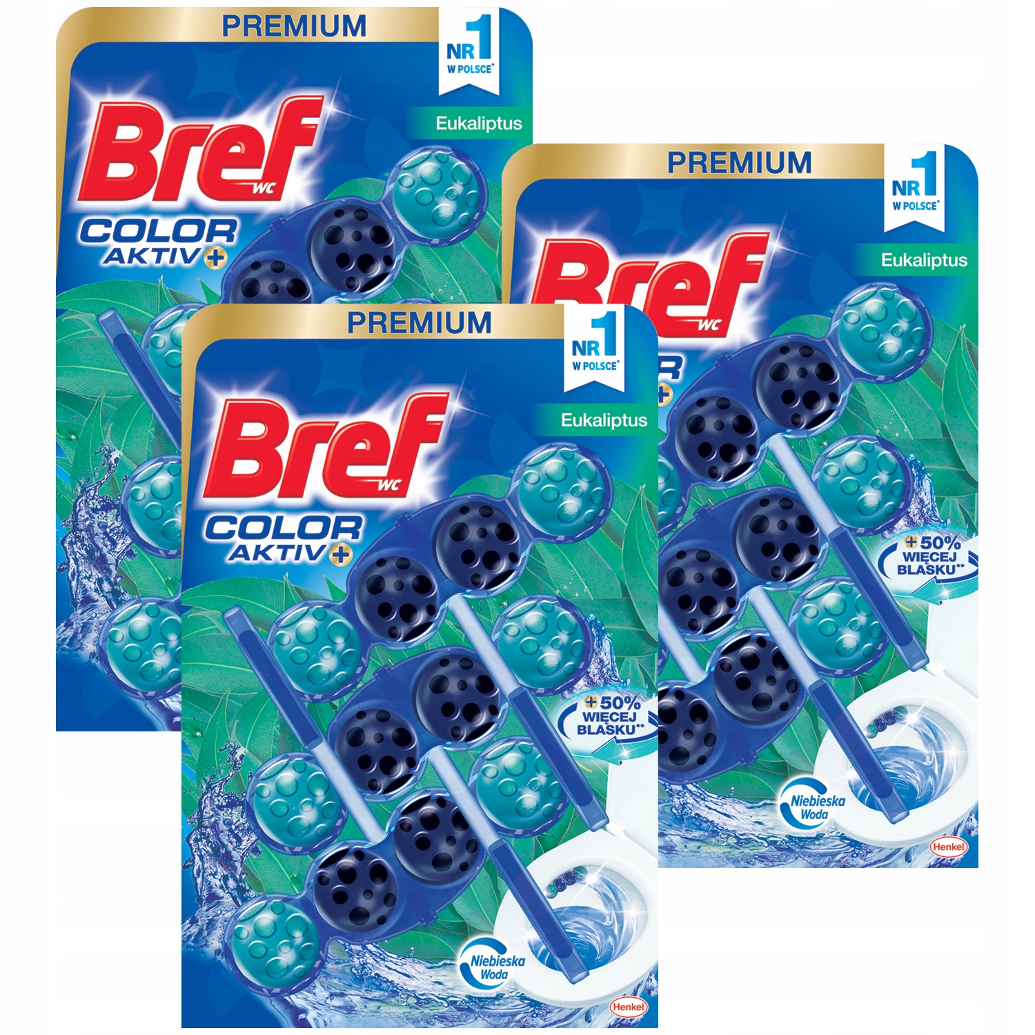 

Bref Color Active Zawieszka Wc Eukaliptus 9 sztuk