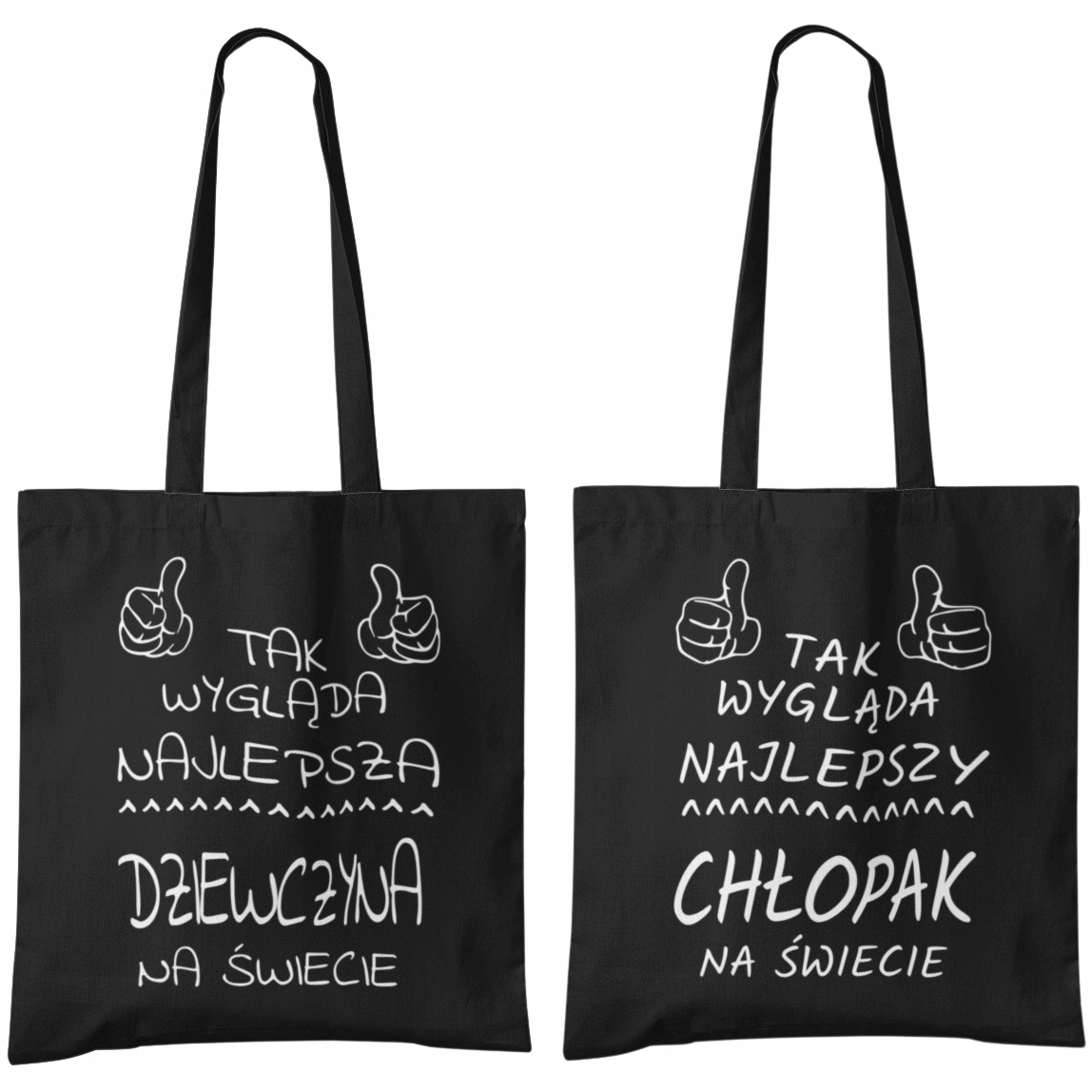 ZESTAW TOREB DLA PAR PREZENT NA WALENTYNKI 2 SZT