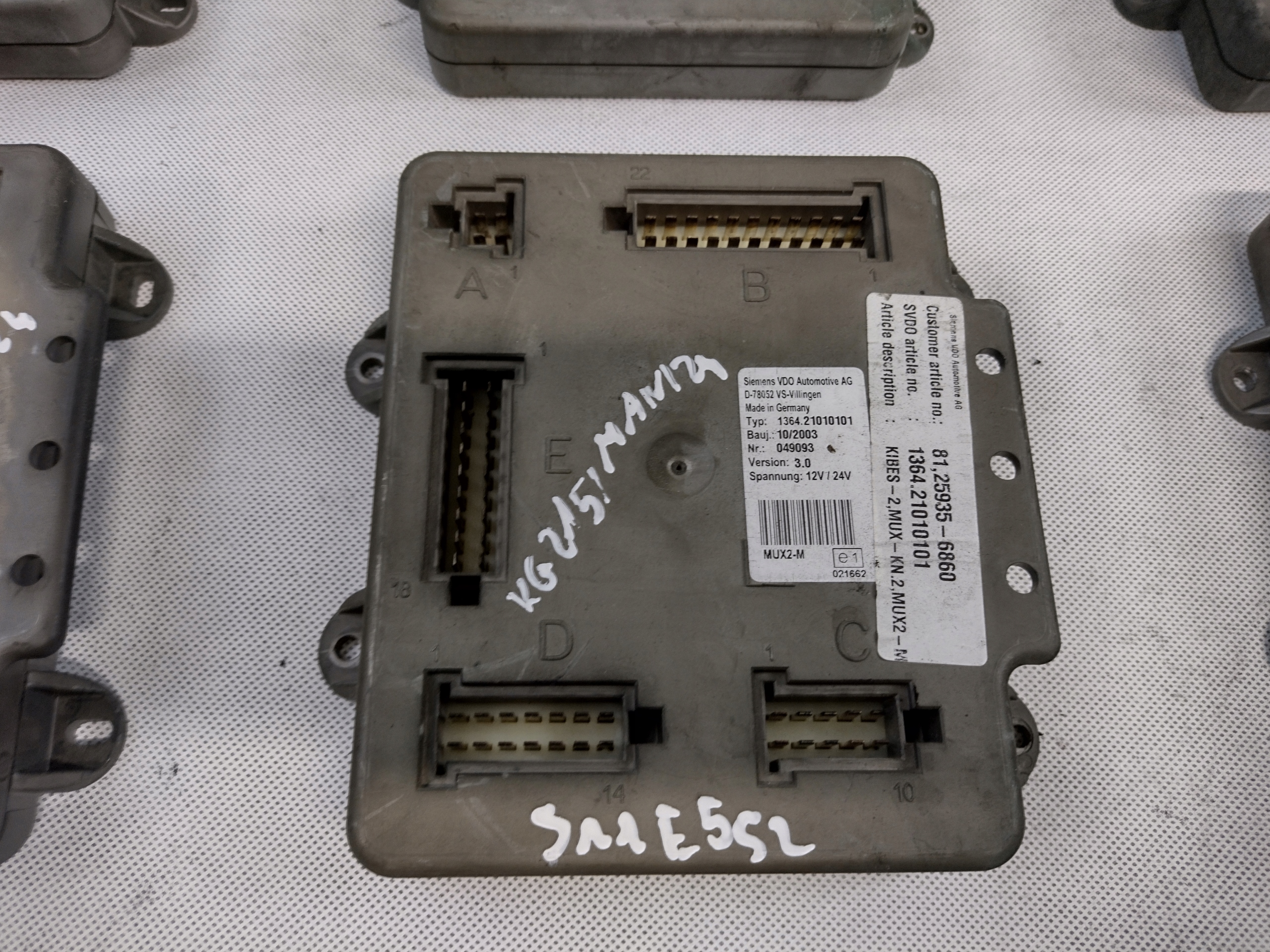 control unit Siemens VDO 1364,21010101 3,0 MUX2-M