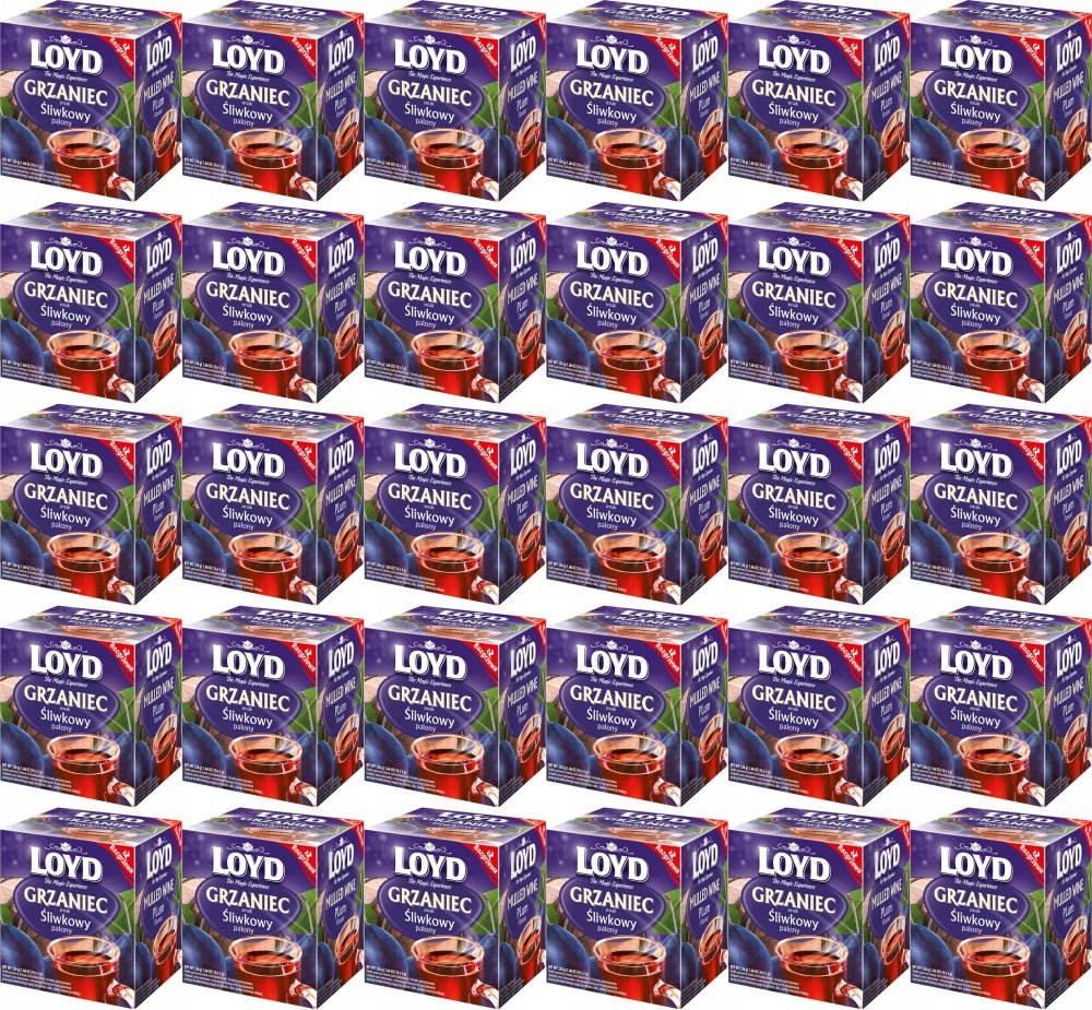 Zimowa Rozgrzewająca Herbata Grzaniec Śliwkowy Palony Loyd x32