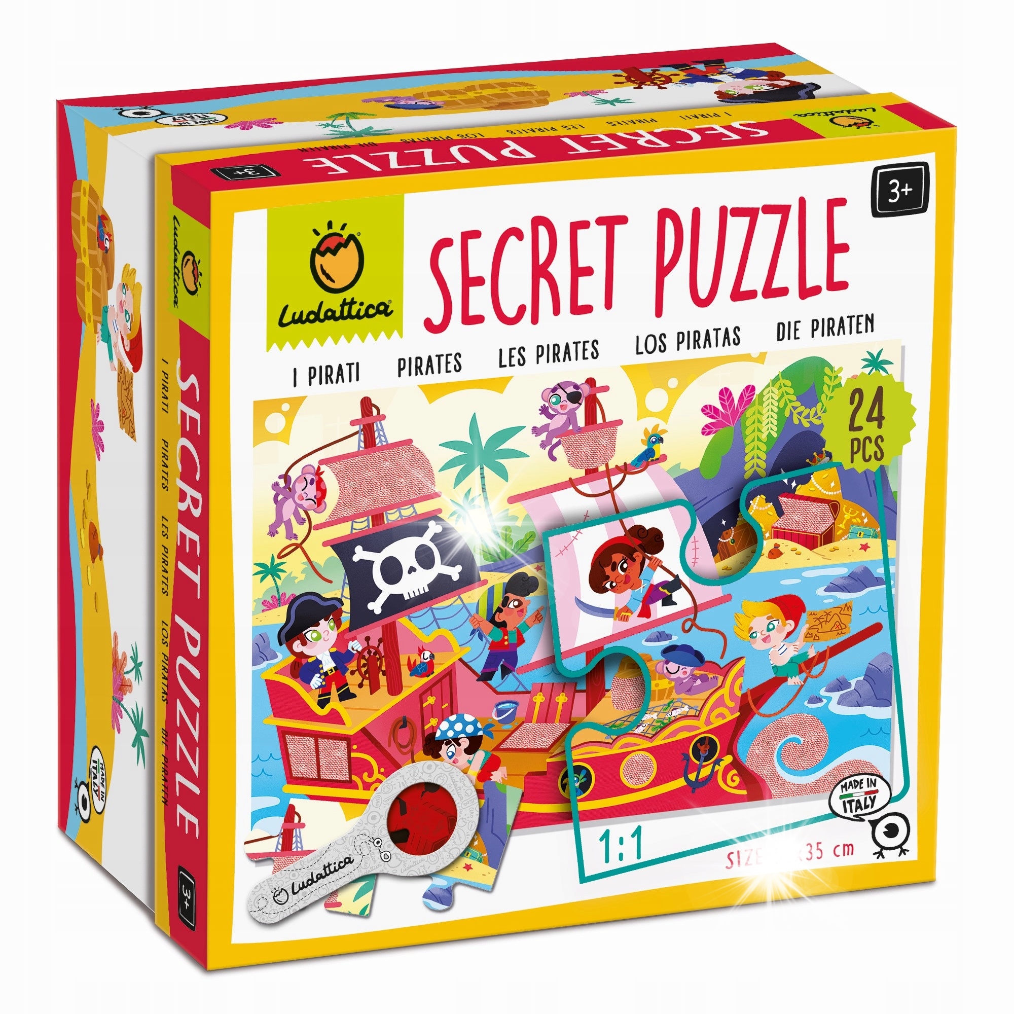LUDATTICA: SECRET PUZZLE – puzzle z TAJEMNICĄ – STATEK PIRACKI 21856