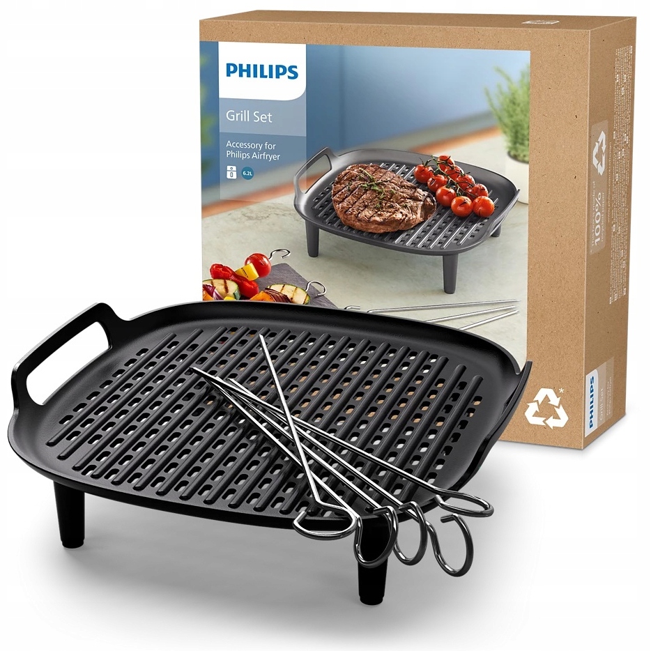Akcesoria zestaw do grillowania do Airfryer 6,2 l Philips HD9946/00 Grill