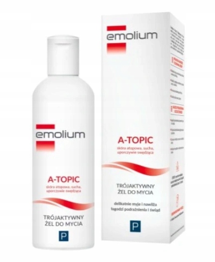 

Emolium A-Topic Trójaktywny Żel do mycia, 200 ml