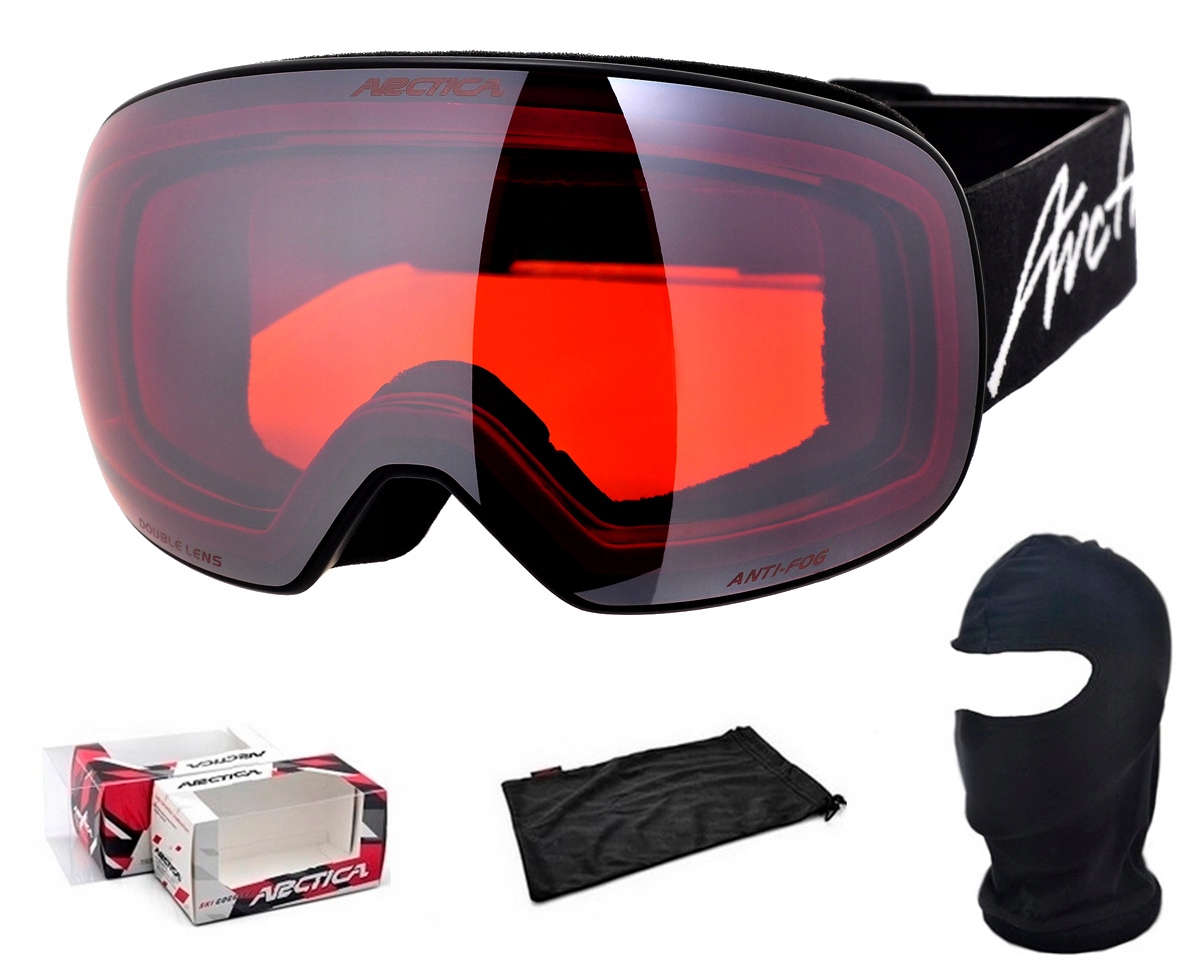 Arctica Lyžařské Brýle G-120 Nepárové Dvojité Sklo Zrcadlo Kat. 2