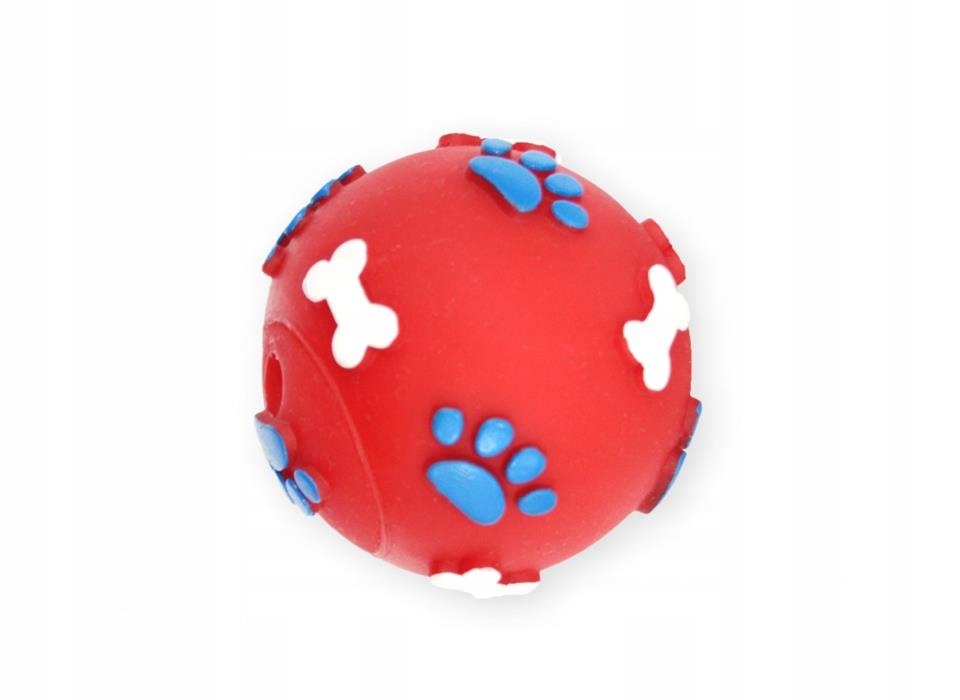 

Pet Nova Piłka dla psa ze wzorem 6cm czerwona