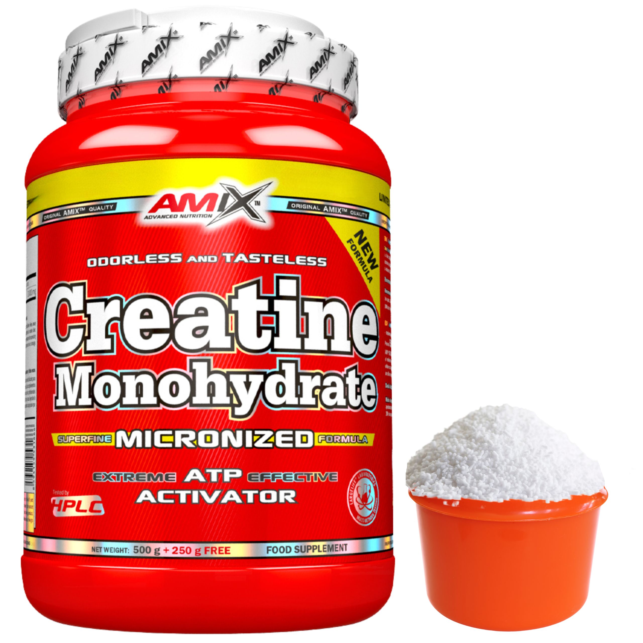 Kreatin Monohydrát Kreatinu Creatine Monohydrate v prášku Mikronizovaný