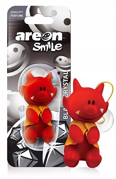 Areon Smile Toy Zapach Do Samochodu, Domu I Biura Black Crystal