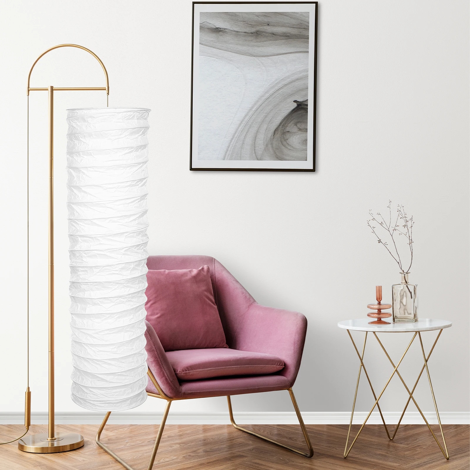 PAPIEROWY KLOSZ LAMPY PODŁOGOWE POKRYWA RYŻOWA Zasilanie brak informacji