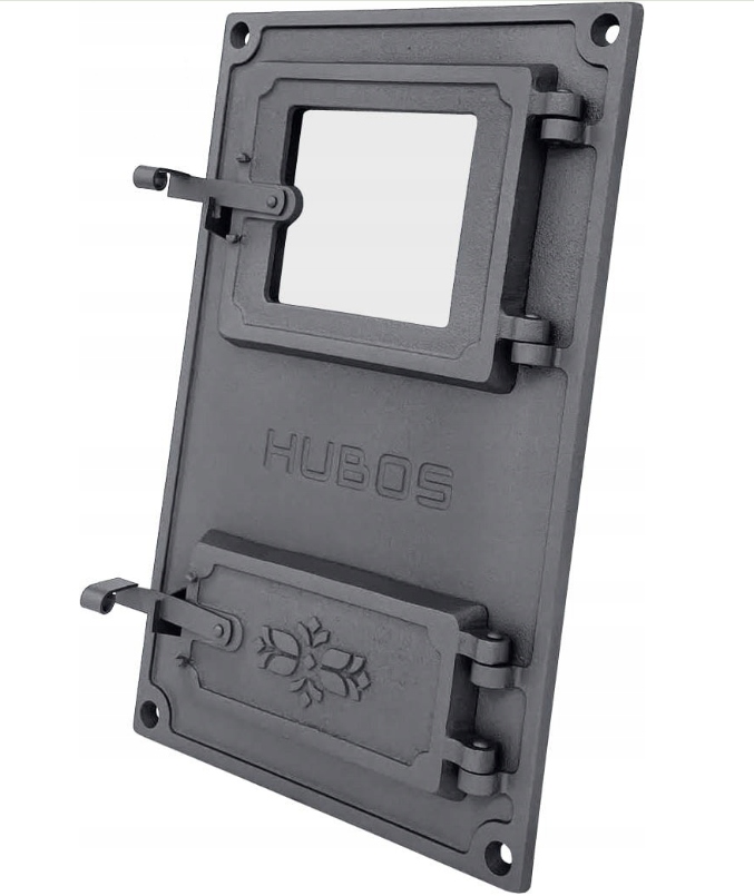 Litinová dvířka do kuchyně Grilovací pece se sklem