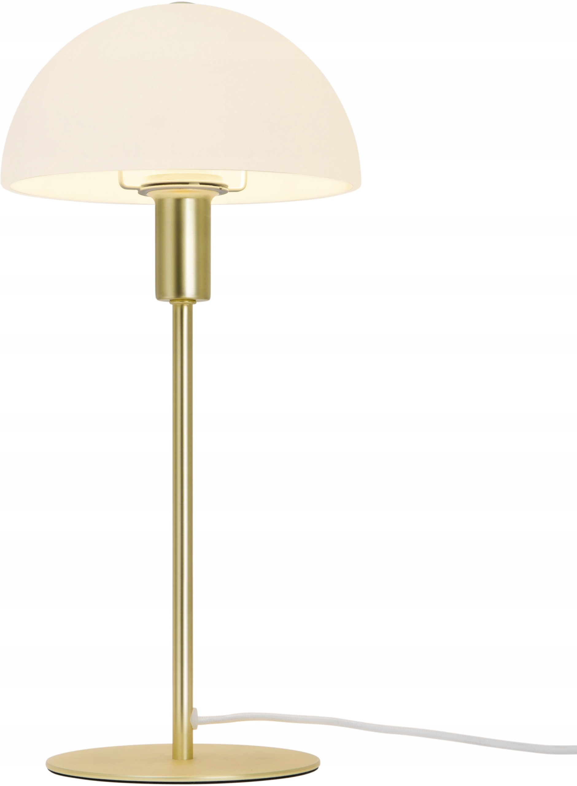 Stolová lampa Ellen 40W E14 biela Zlatý kov/sklo Nordlux