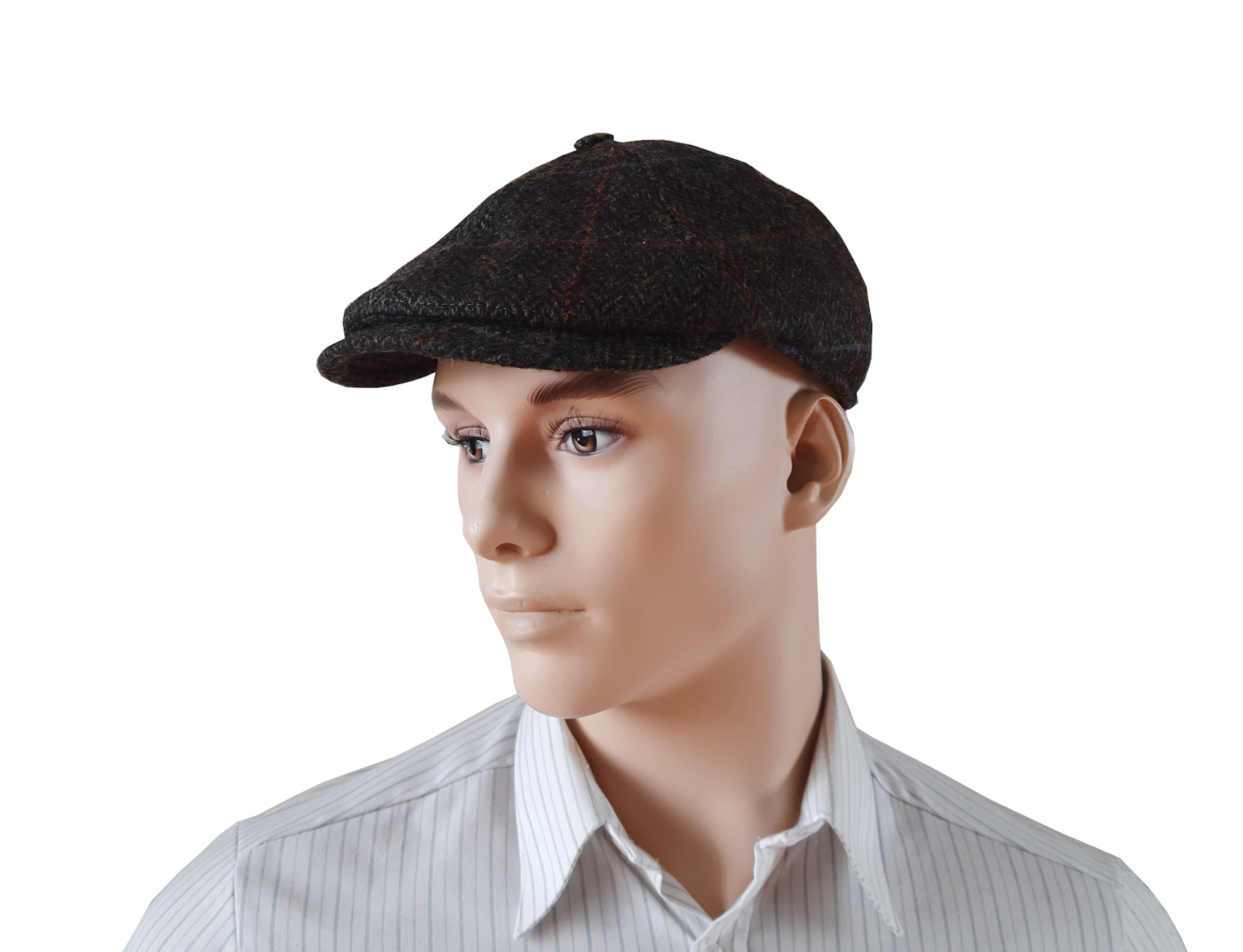 KASZKIET MĘSKI HARRIS WEŁNA CZAPKA JODEŁKA 58 CM Rozmiar 58