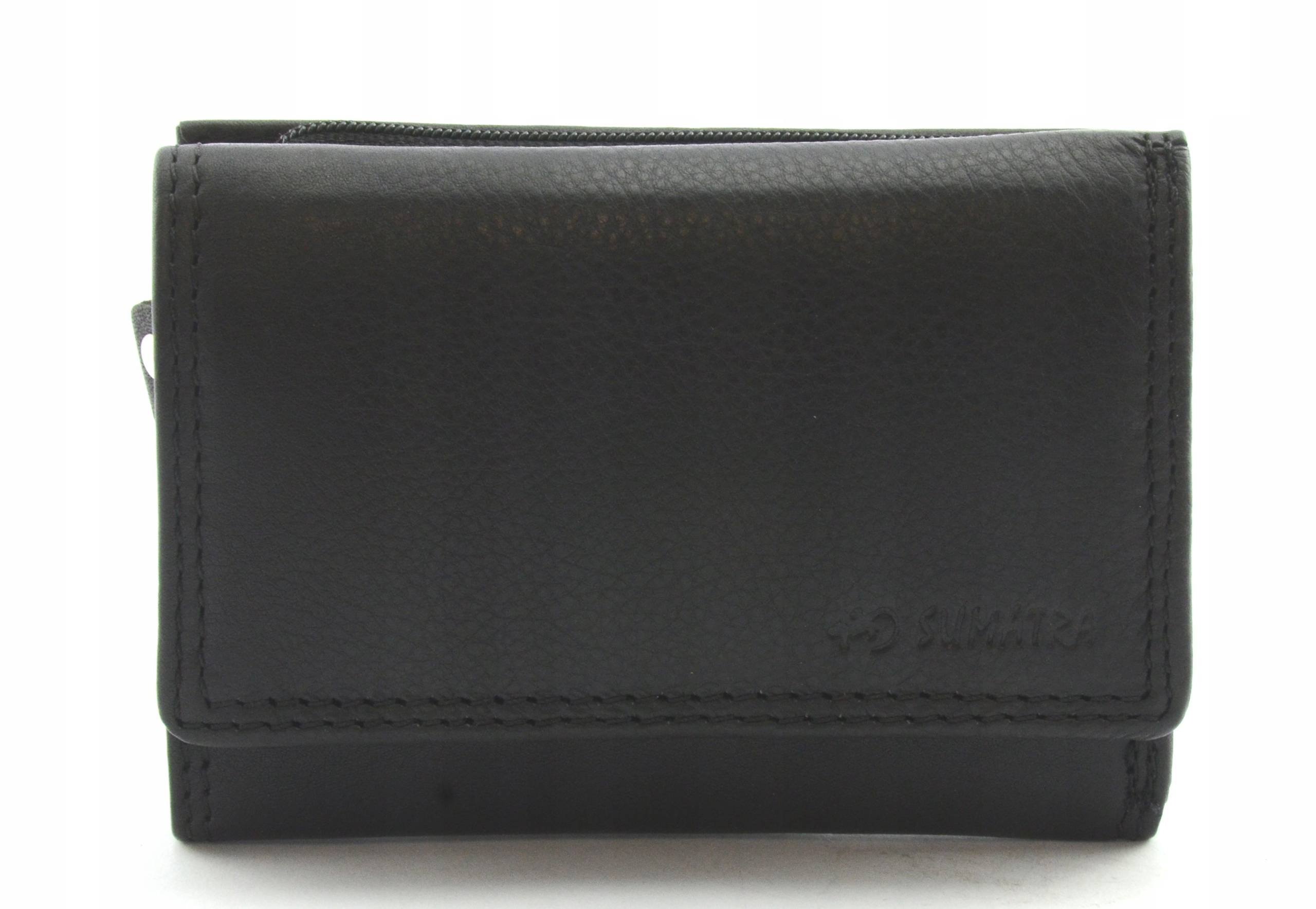 Sumatra kožená malá peněženka, černá