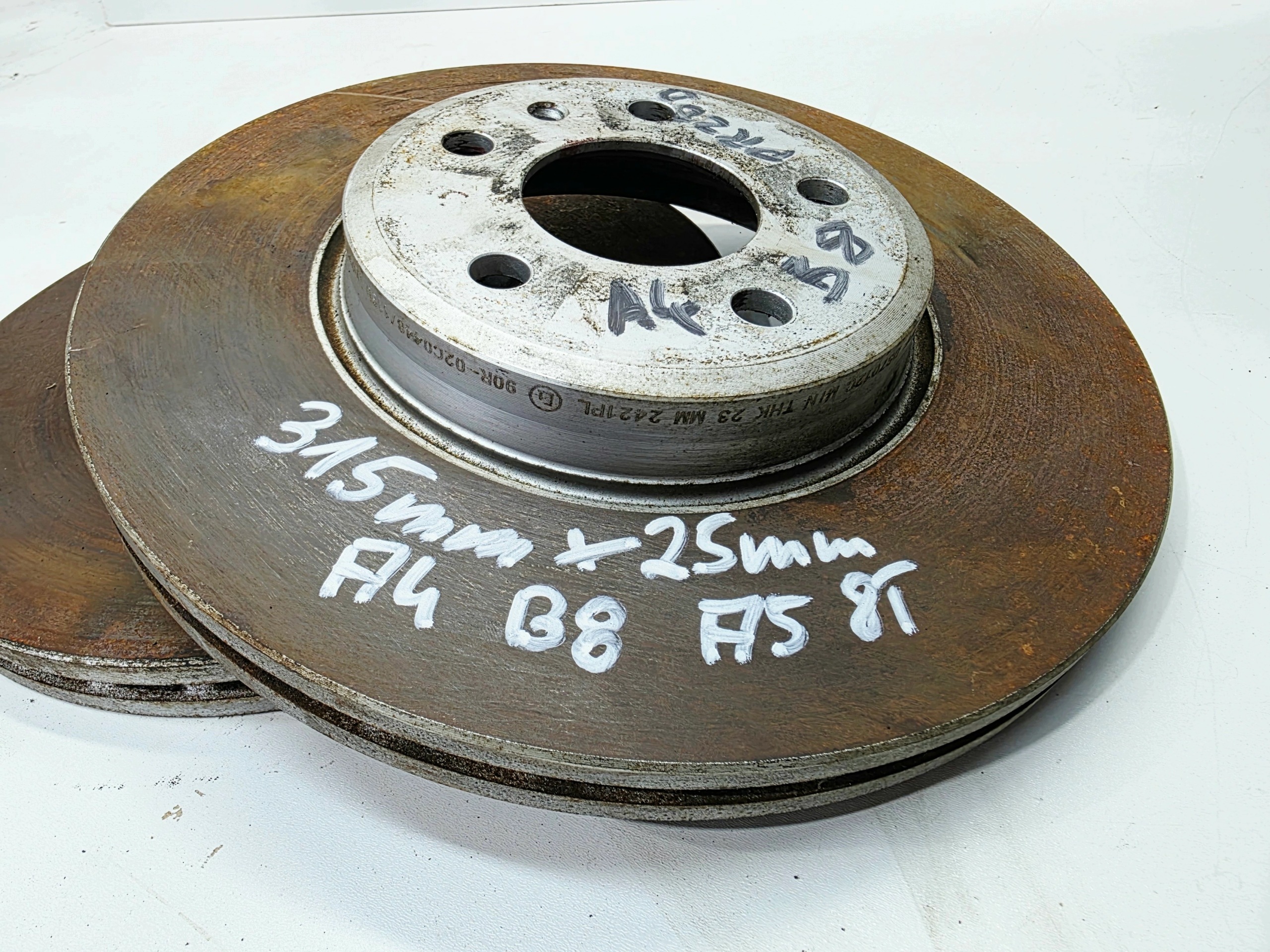 disc discs brake front AUDI A4 B8 A5 8T A6 315 MM x 25 MM