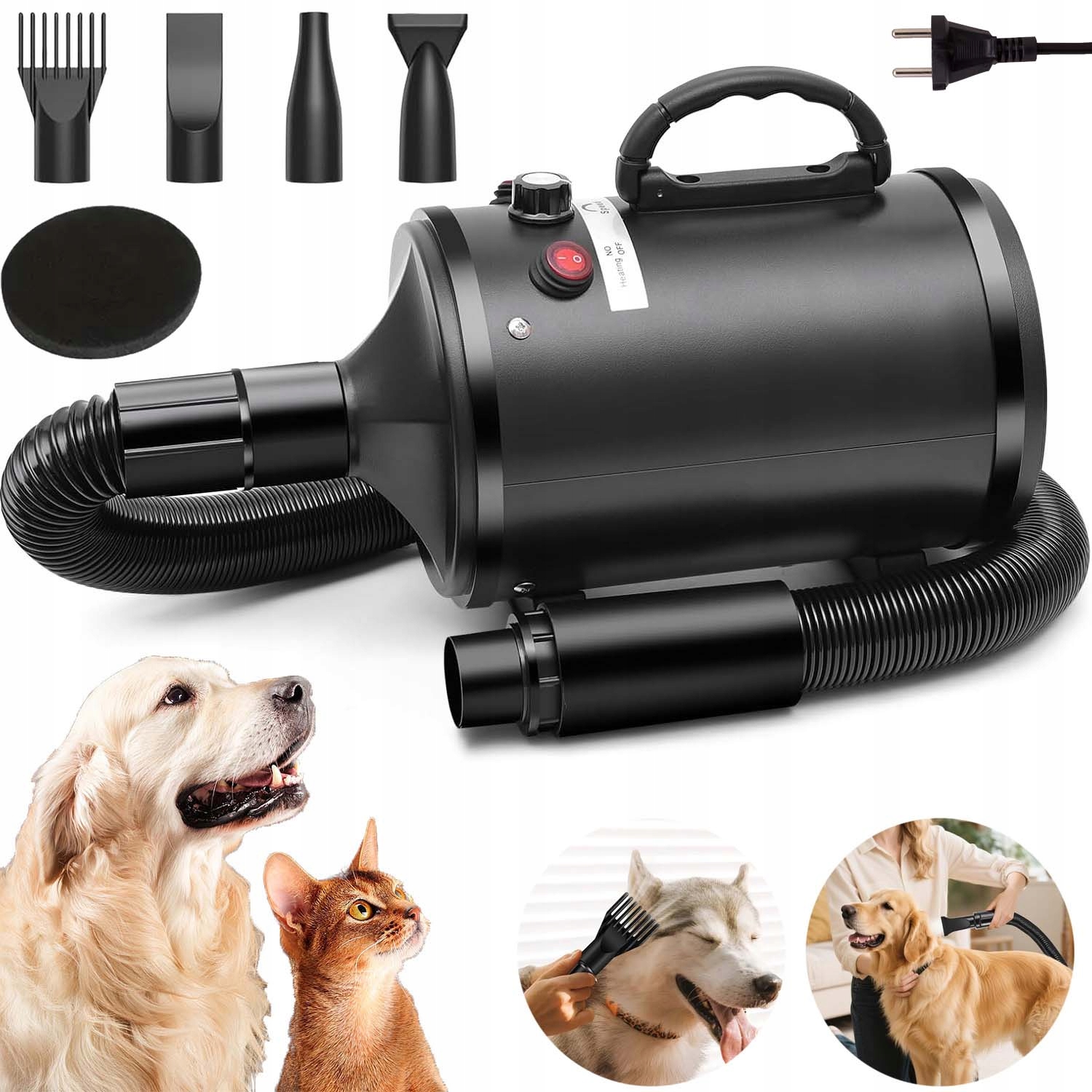 Sušička Na Srst Pro Psa A Kočku A Zvířata Regulace Foukání Grooming