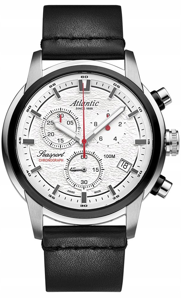 Atlantic Seasport Chronograph 87461.42.21 46mm WR100 Eta G10.212