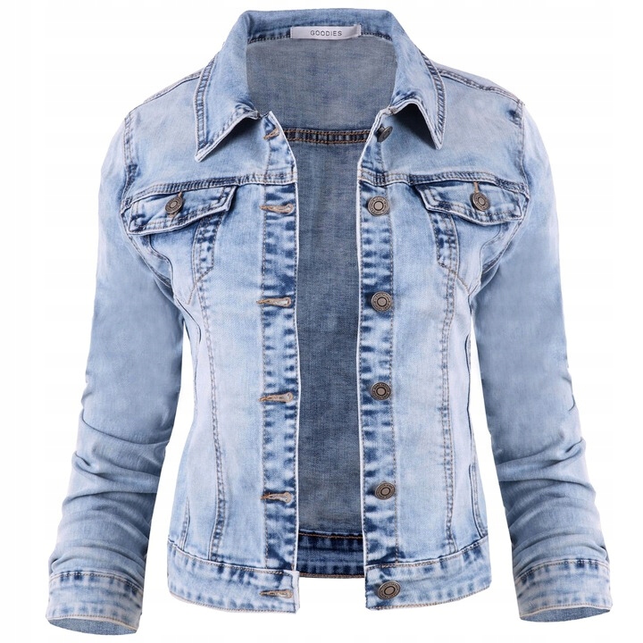 Goodies Dámská Džínová Bunda Katana Jarní Klasická 38/M