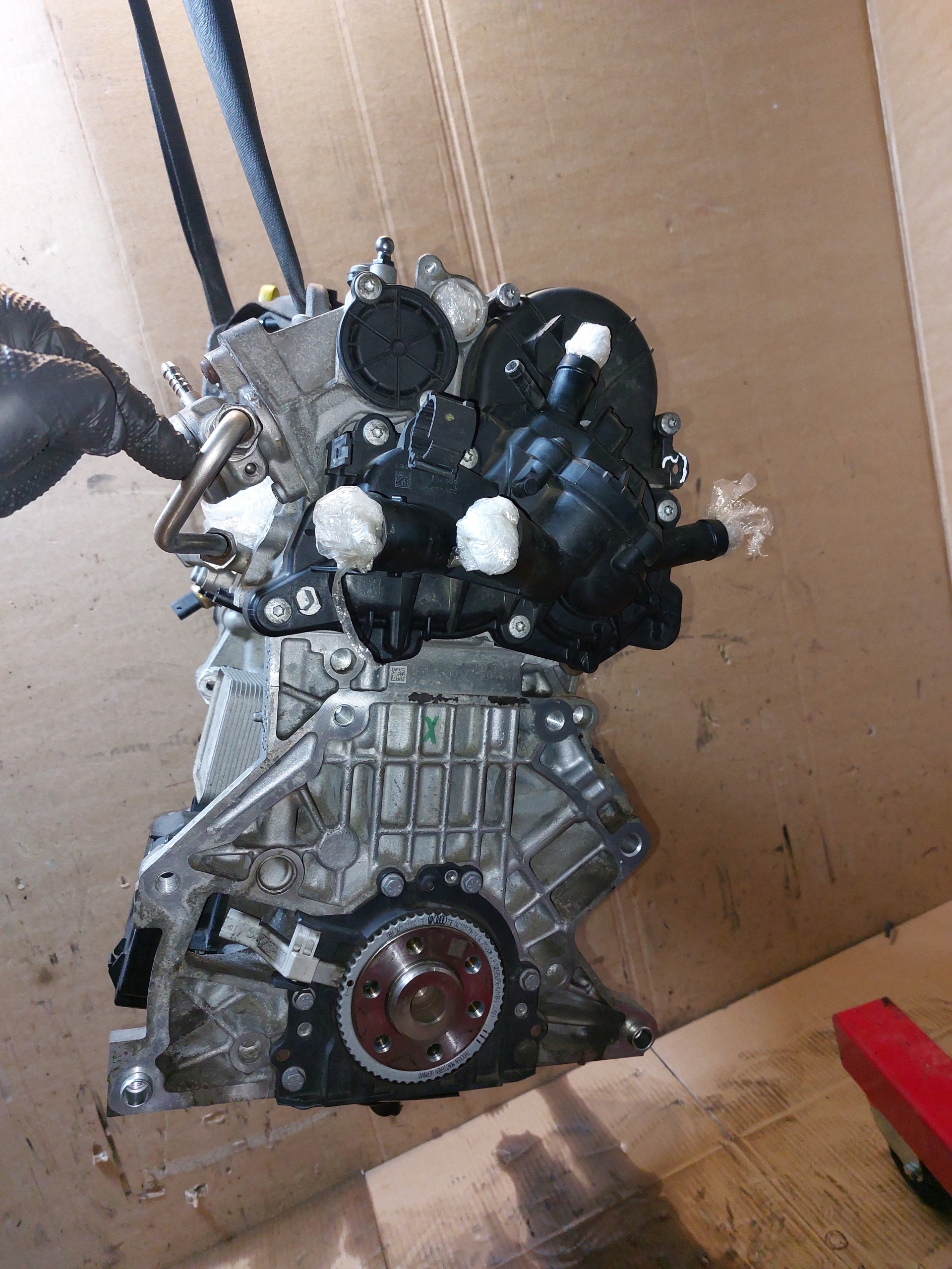 engine pillar unprotected SKODA FABIA III 1.0 70KW DKL