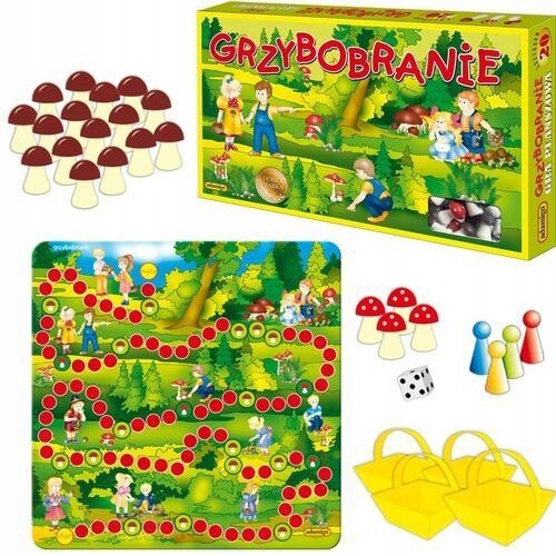 GRZYBOBRANIE - GRA PLANSZOWA RODZINNA - ADAMIGO Wydawca Adamigo