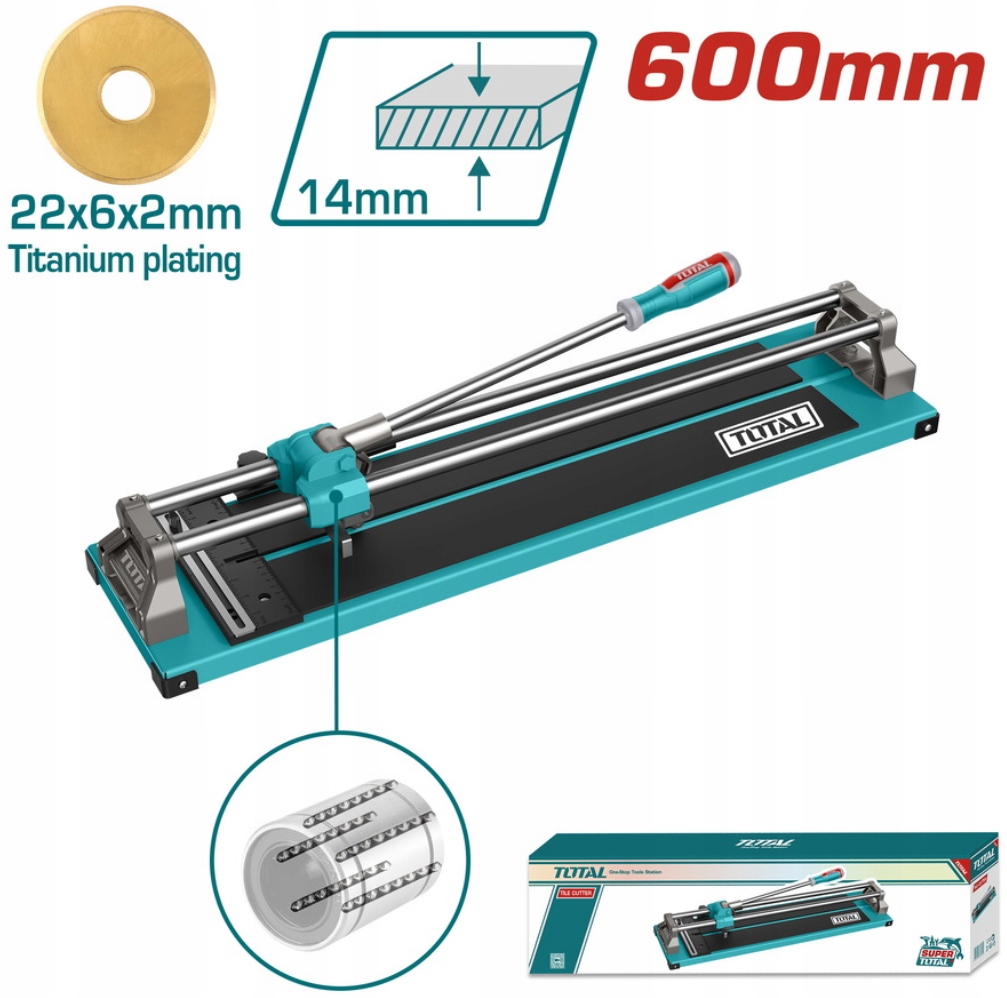 Ruční řezačka dlaždic Stroj na řezání slinuté dlažby Šířka řezu 600 mm
