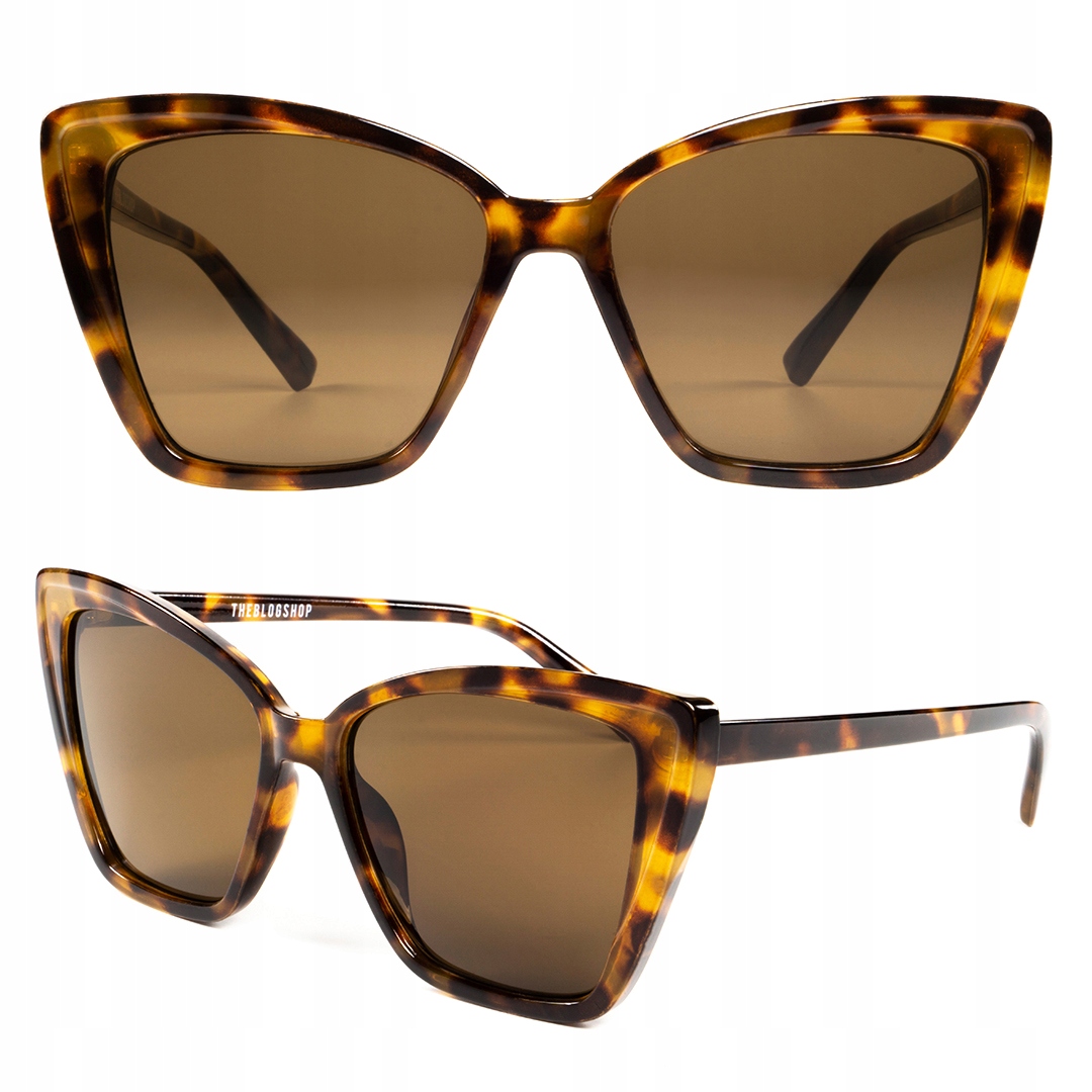 

Okulary Damskie Kobiece Kocie Duże Oprawki Cat Eye