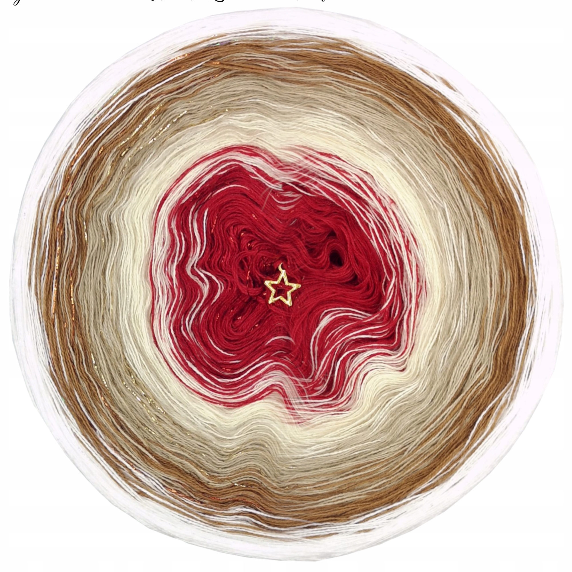 Příze bavlna akryl motůrek 3 nitě XMAS17 Lurex 1800m