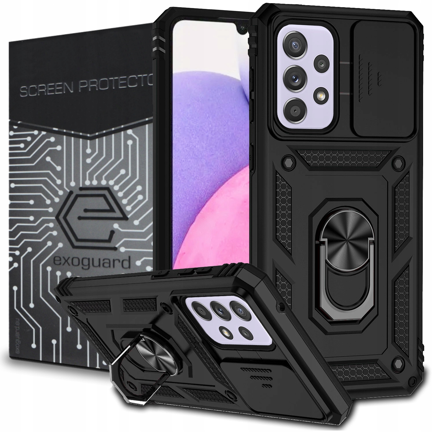 

Case Etui Pancerne+szkło do Samsung Galaxy A33 5G