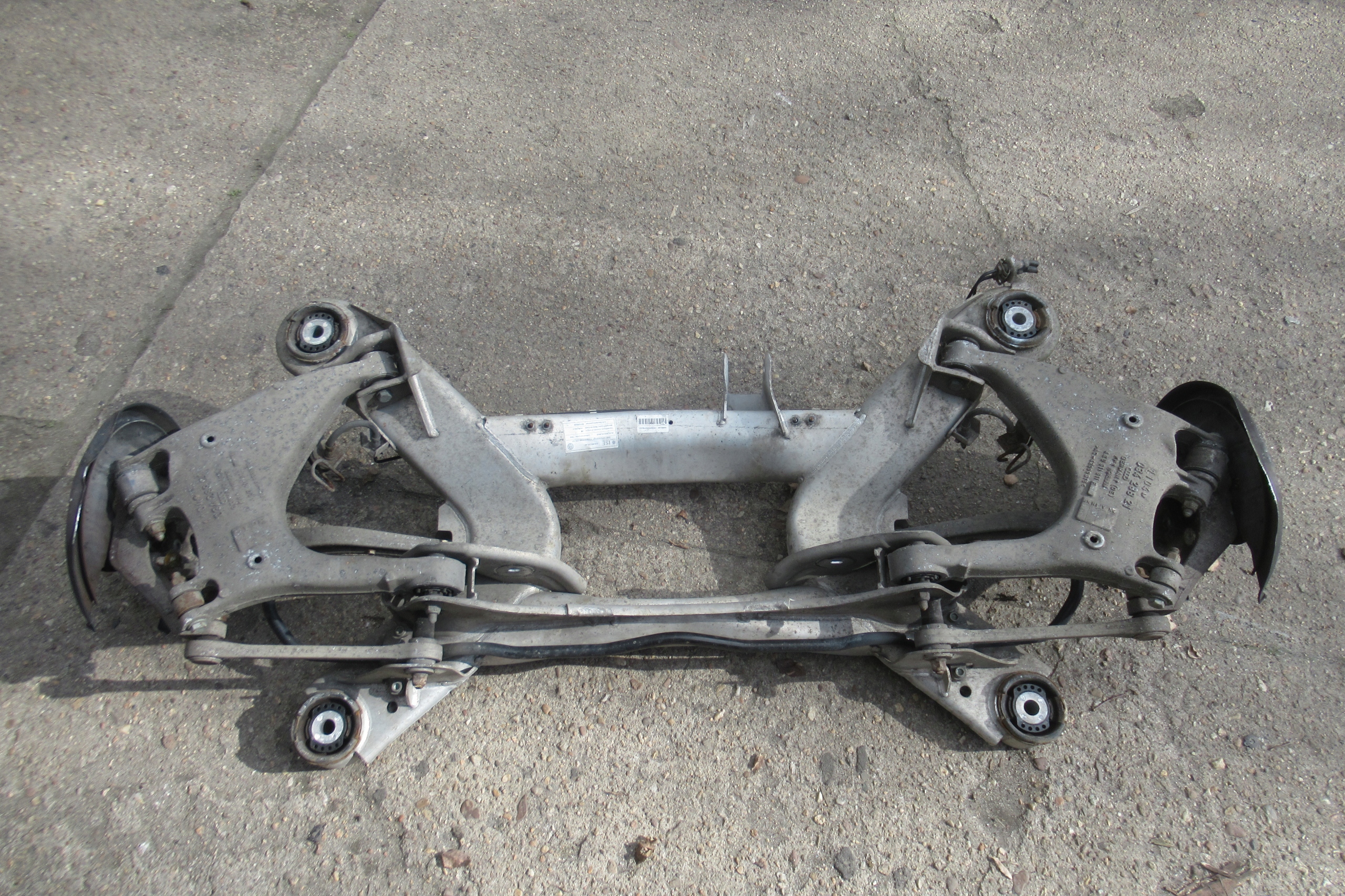 VW PHAETON 06R 3.0TDI BEKLA springing axle beam rear part