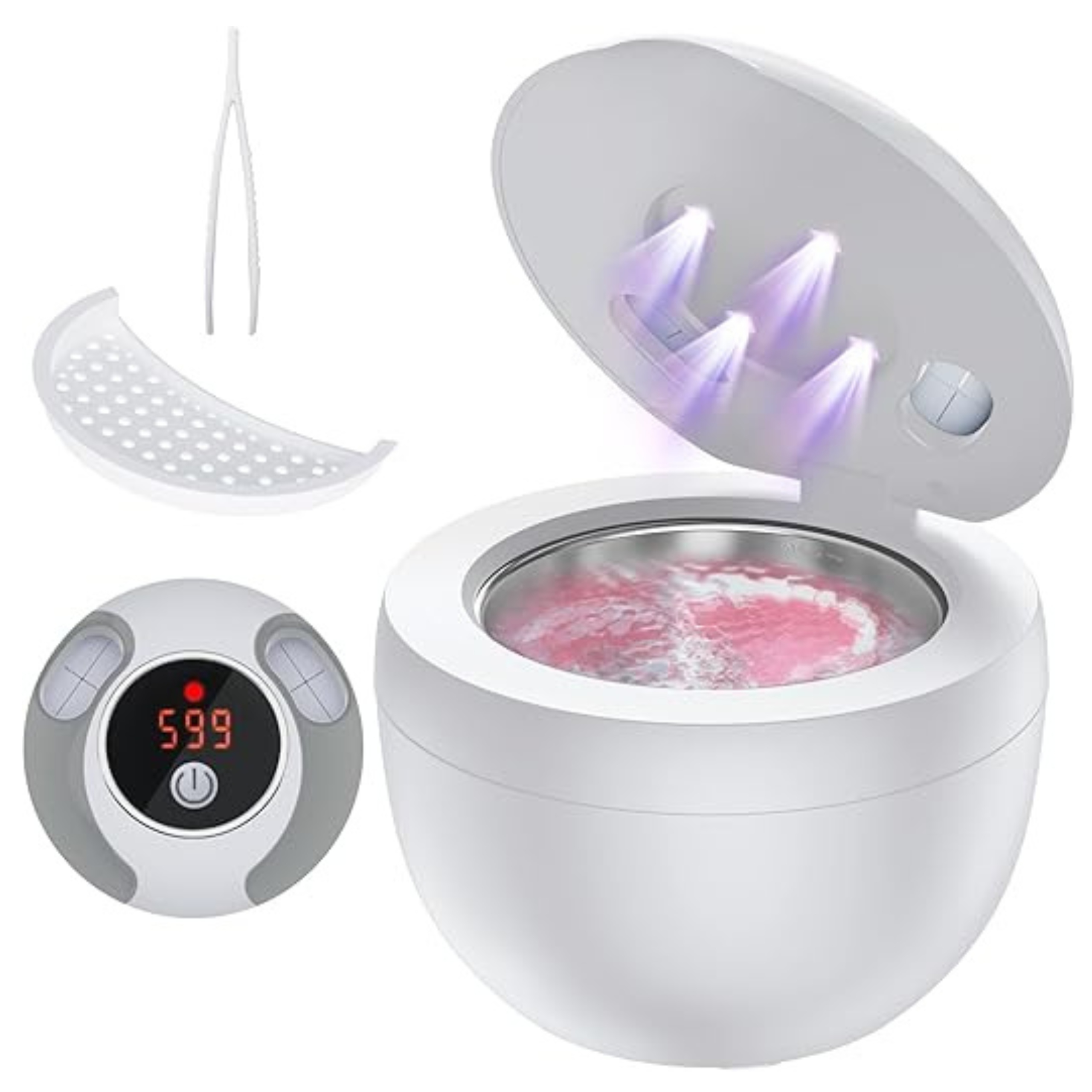 Myjka Ultradźwiękowa 200ml Do Aparatów I Biżuterii Do Protez Zębowych