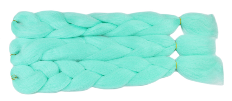 Włosy SYNTETYCZNE do warkoczyków KOLOROWE warkoczyki DOCZEPIANE ŚWIECĄCE Marka Luvu