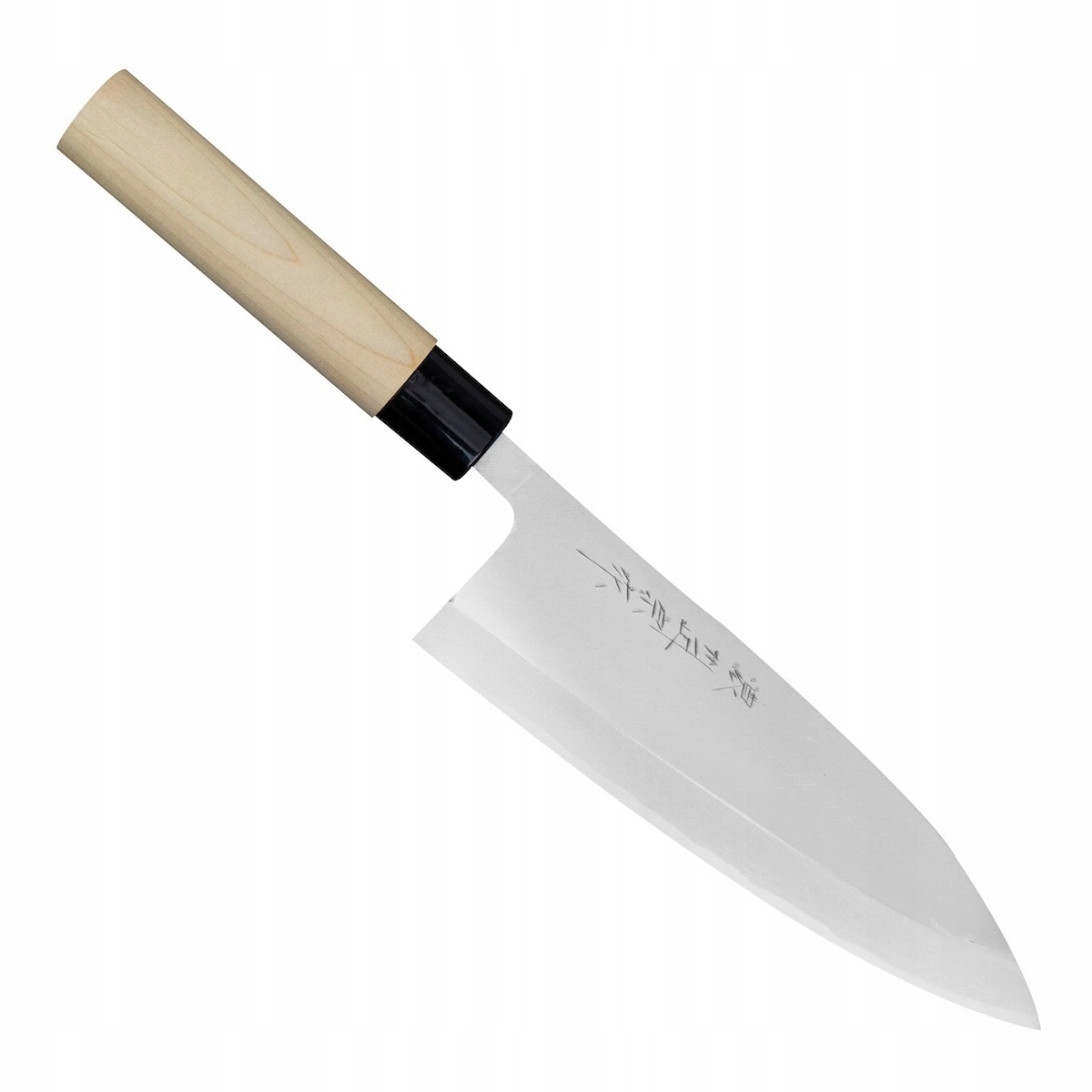 Satake Shirogami#2 Pro Japonský ostrý kuchynský nôž Deba na filetovanie 21 cm