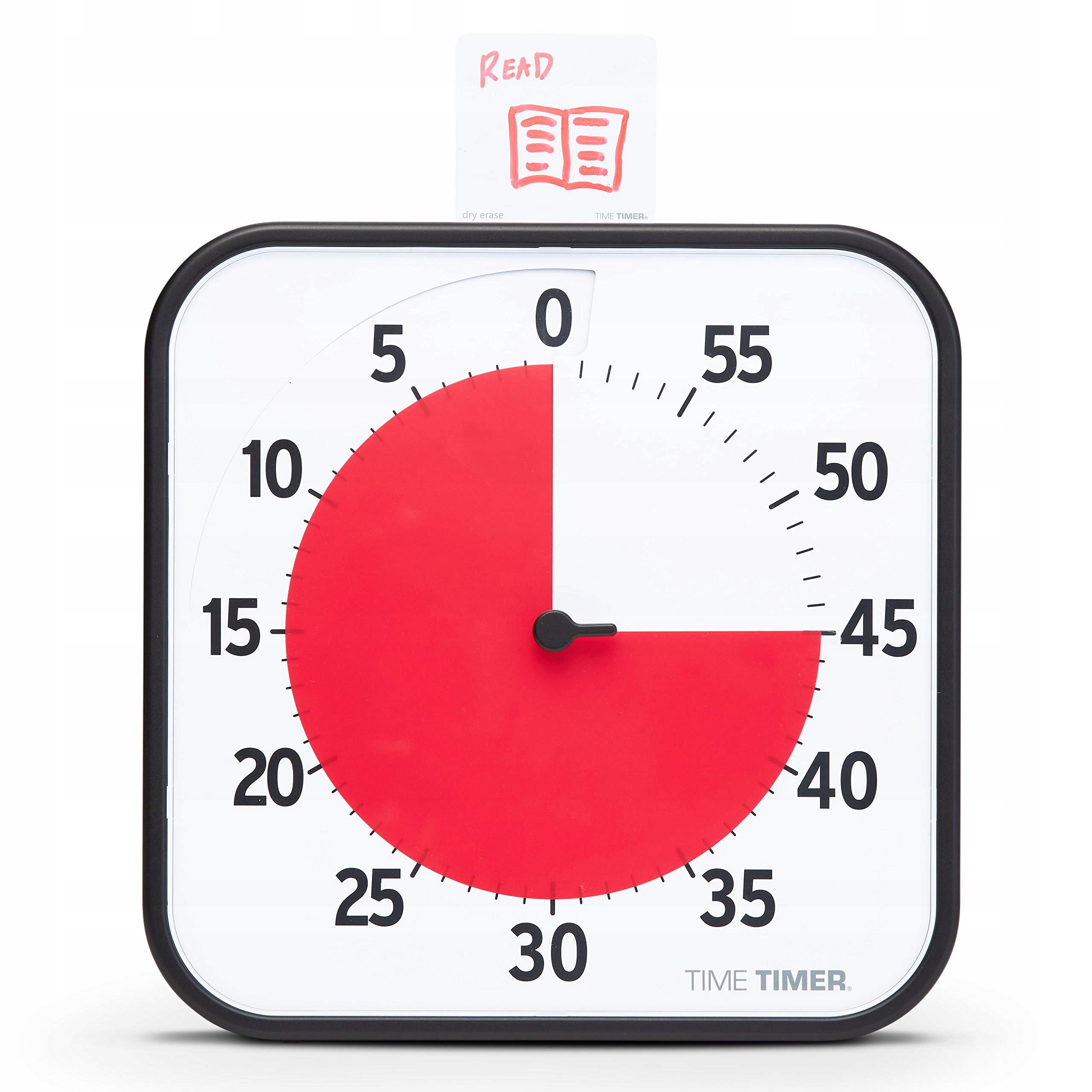Time Timer Original 60 Minute časovač, černý, akustický alarm