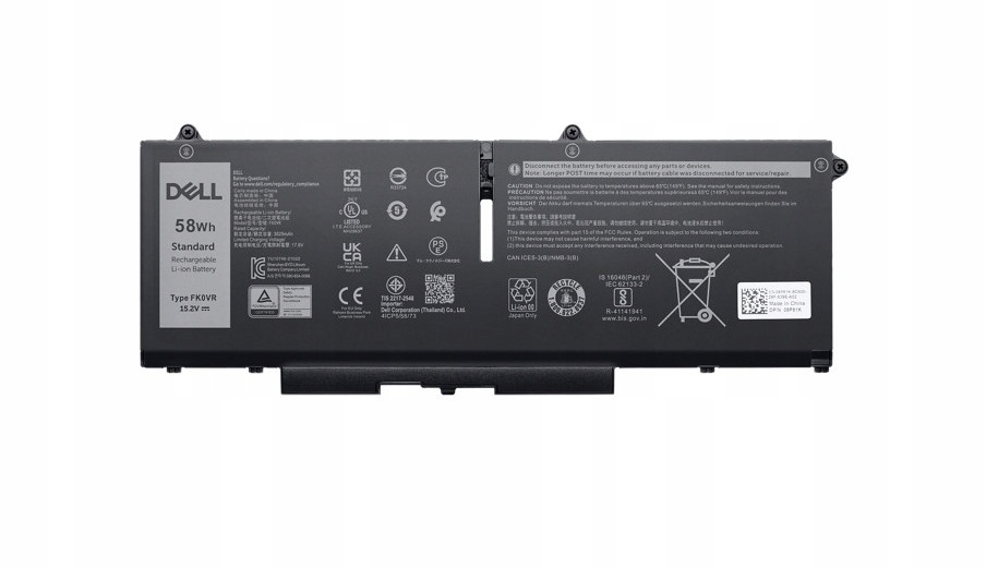 Nová Originálna Batéria Dell Type FK0VR Latitude 7430 7530 Precision 3570