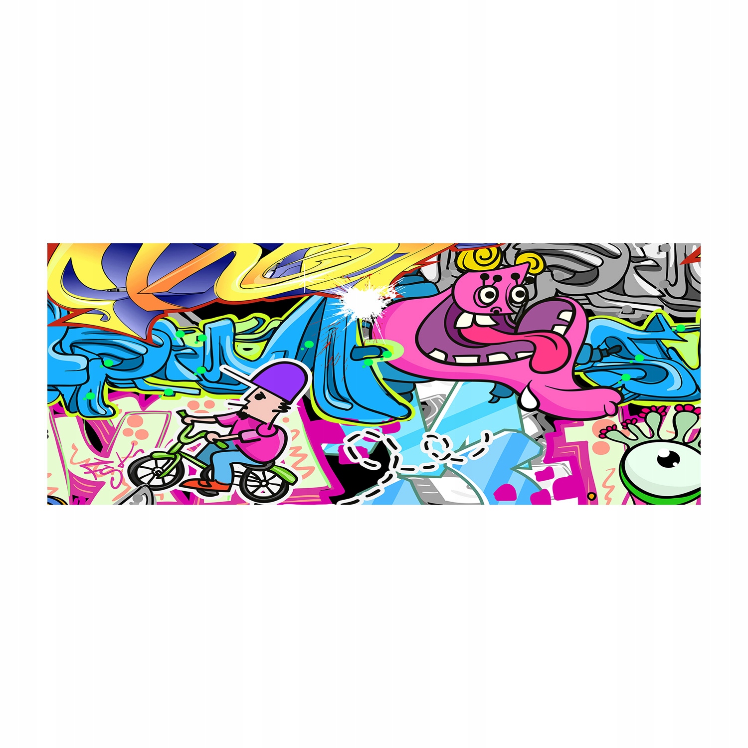 

Foto obraz na szkle akrylowym Graffiti 125x50 cm
