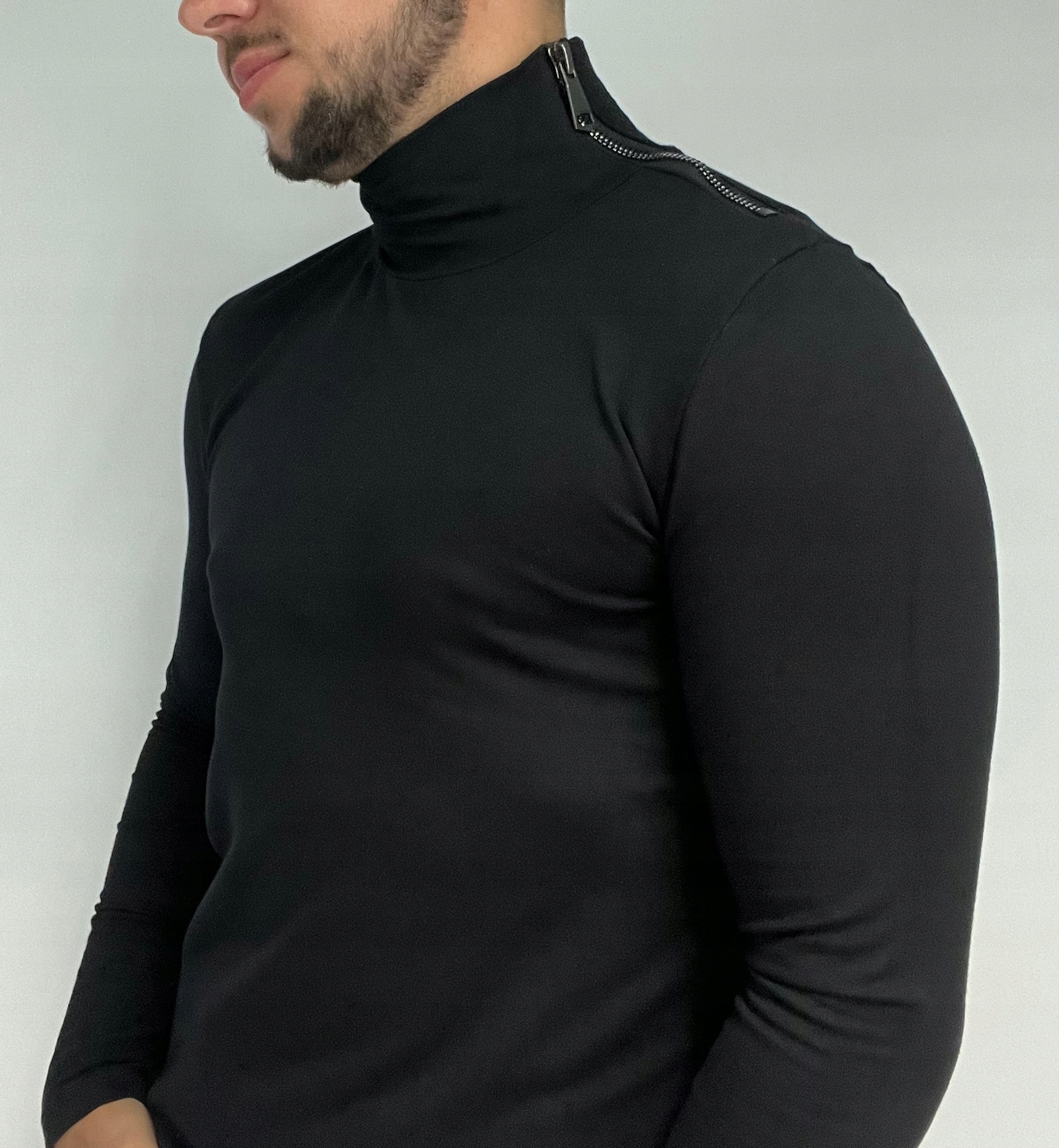 GOLF MĘSKI BLACK ZIP XL Rozmiar XL