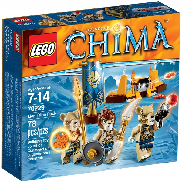 Lego Chima 70229 Plemię lwów Nowe
