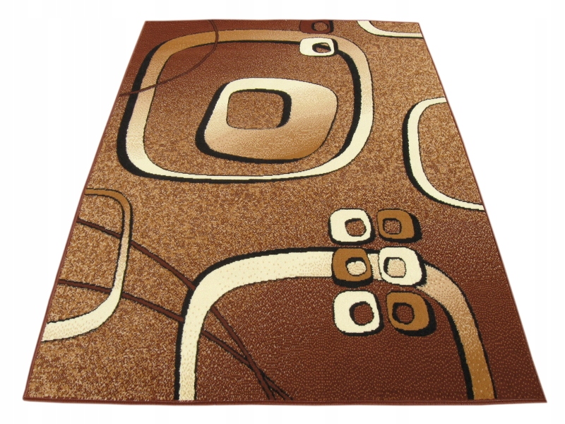 

Dywan Nowoczesny Geometyczny Brązowy 80x150 #gb