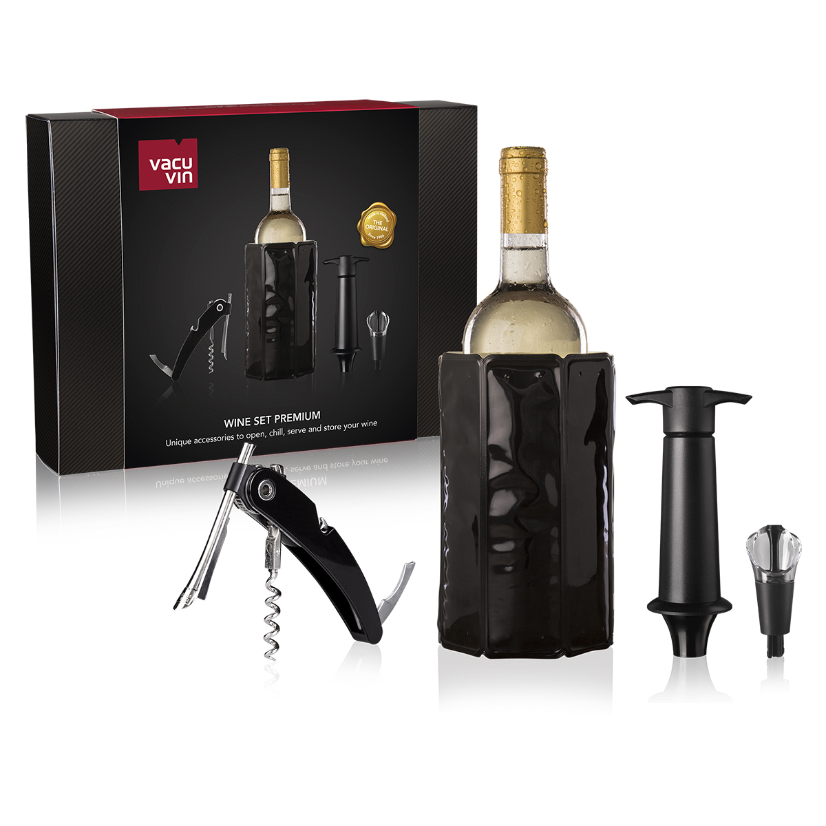Sada príslušenstva na víno Giftbox 4 ks Vacu Vin