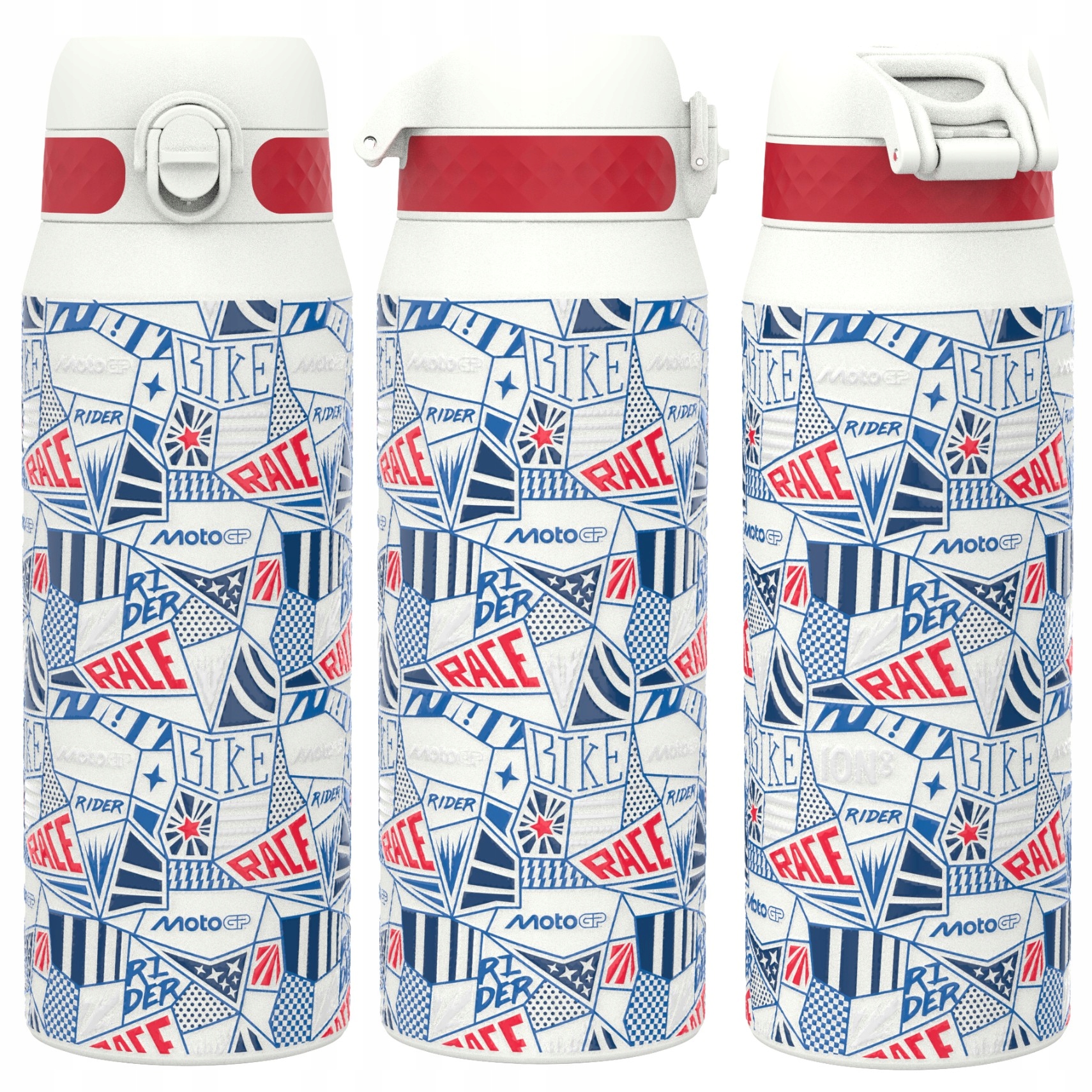 Turistická Termoska Slámka Šnorchl -moto Gp Motory Závody ION8 0,75 L 750 ml
