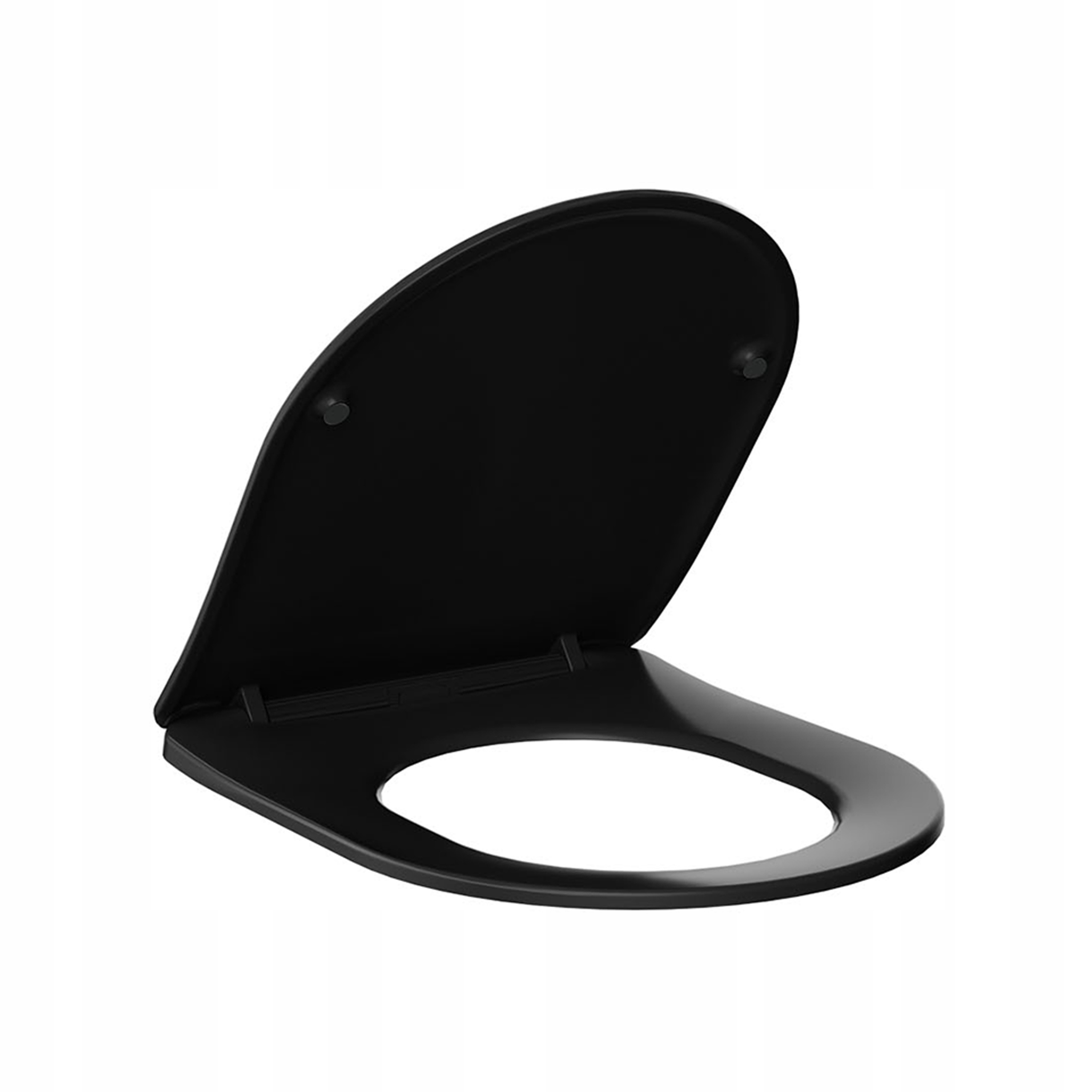Deska pomalu padající Duroplast černá Luna/luxa, 230 mm, Balneo