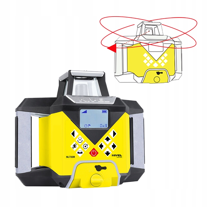 NIVEL SYSTEM NIWELATOR LASEROWY NL720R +SJJ32+LS24 Model NL 720R