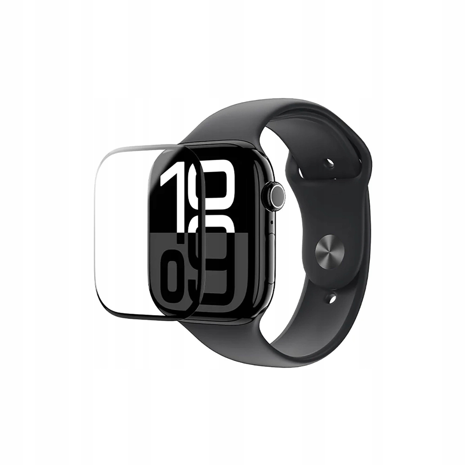 Folia ochronna Amazingthing Radix Film z czarną ramką do Apple Watch
