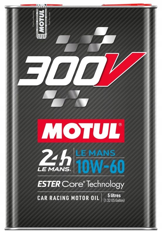 Olej 10w60 5l 300v ľavý mans/ ester core technol Motul
