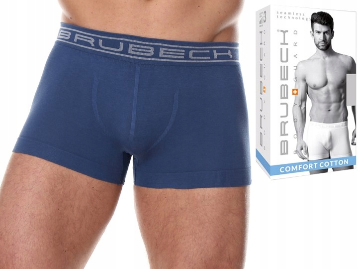 

Bokserki Brubeck Shortbox Bezszwowe Niebieskie XL